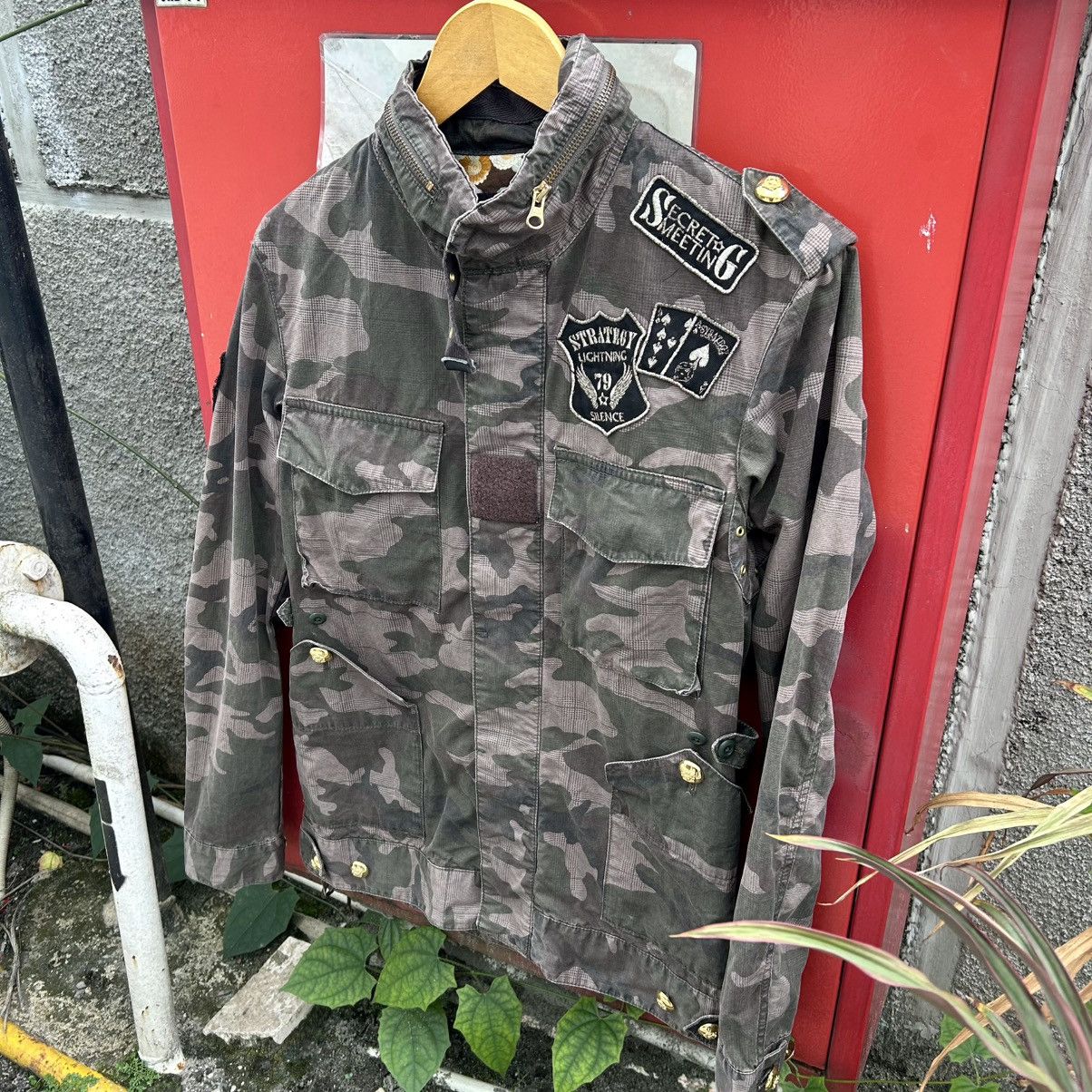 Japanese Brand Vintage Rare PPFM Military Camouflage Jacket Size US M / EU 48-50 / 2 - 2 Thumbnail