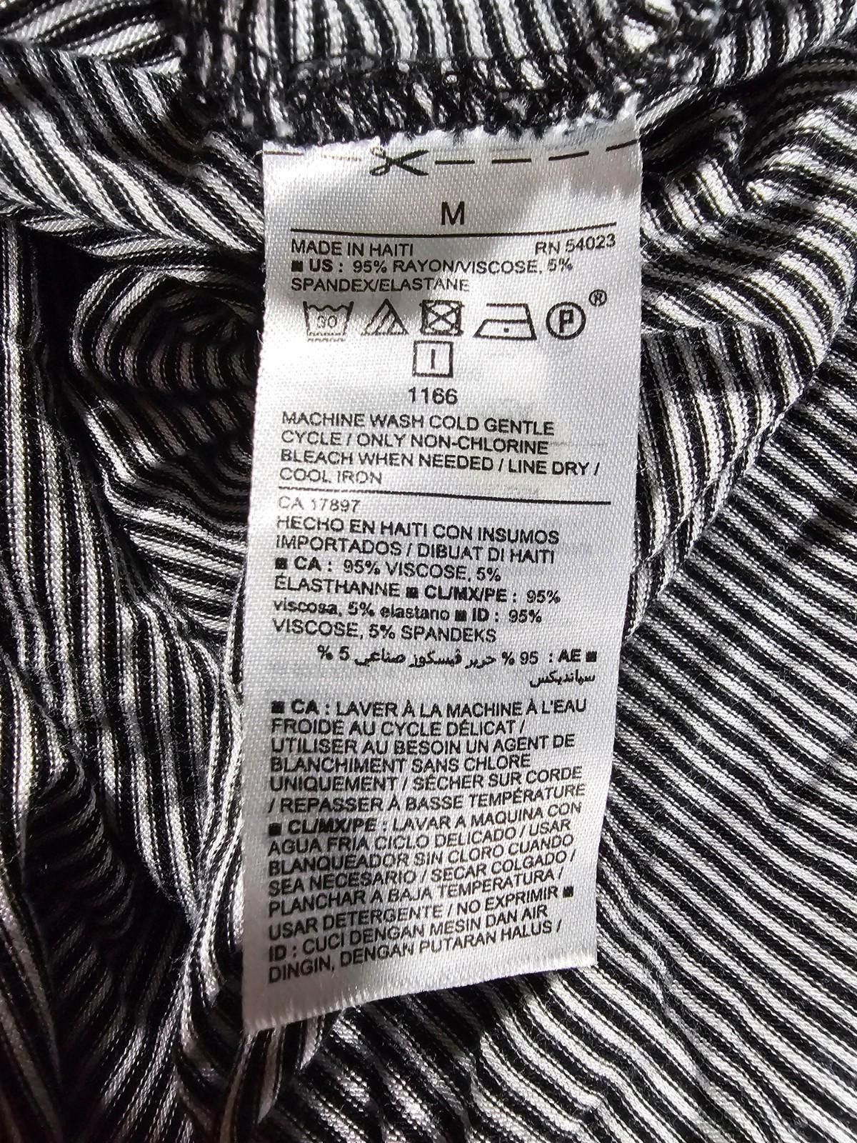 Old Navy Old Navy M Black Gray Striped Tank Top Size M / US 6-8 / IT 42-44 - 5 Thumbnail