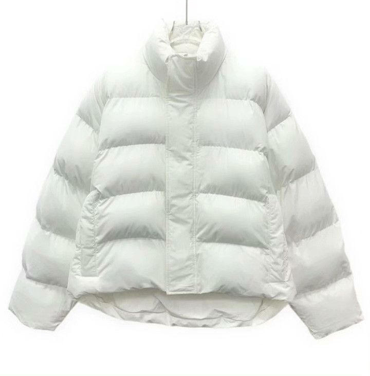 Balenciaga Balenciaga 22 White Stand-Collar Zip Down Jacket Size XS / US 0-2 / IT 36-38 - 1 Thumbnail