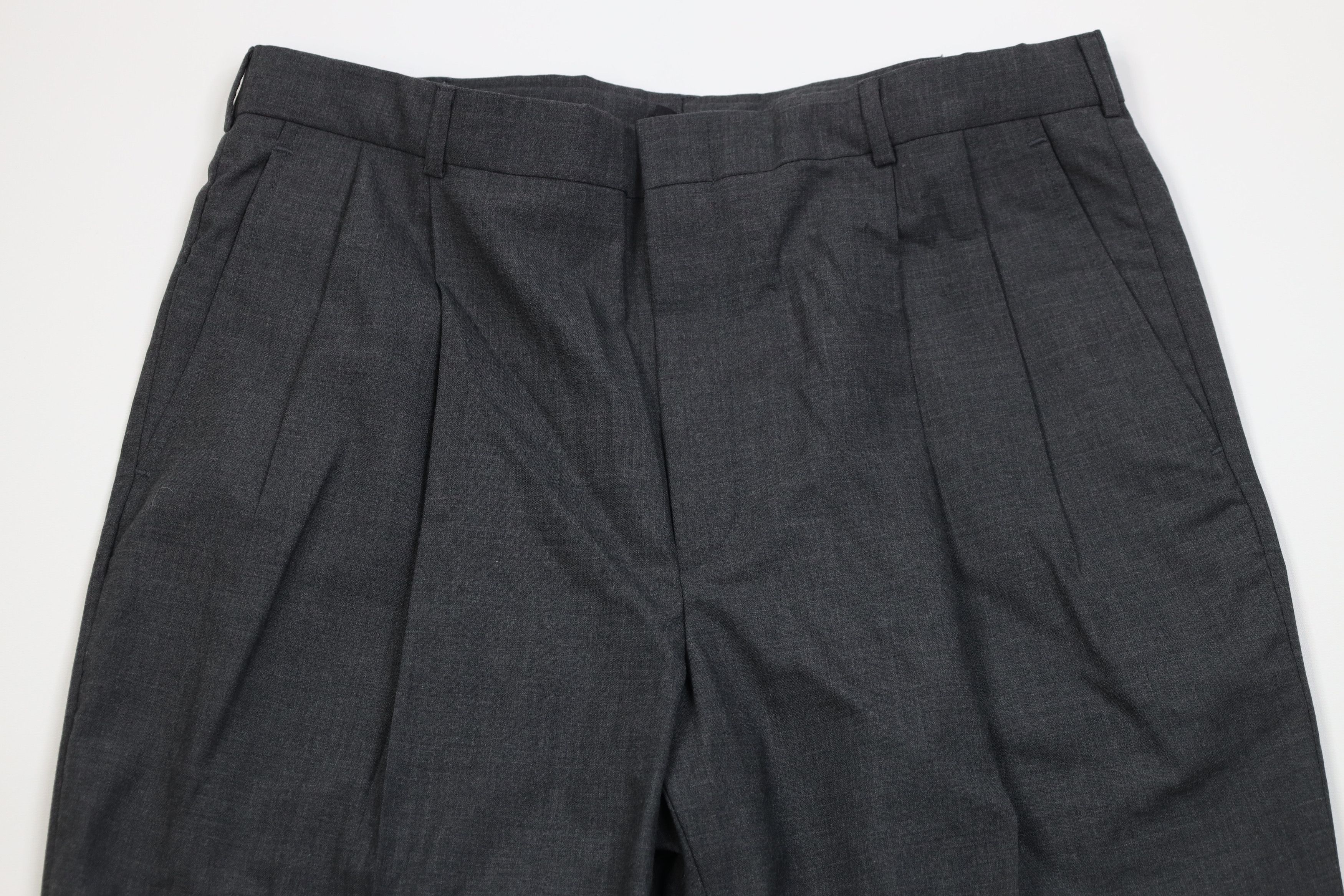 Lands' End Deadstock Vintage 90s Lands End Chino Pants Charcoal Gray Size US 36 / EU 52 - 2 Thumbnail