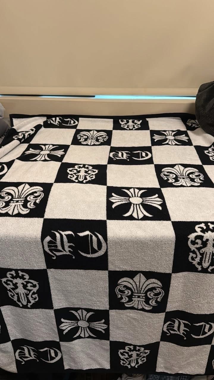 Chrome Hearts CHROME HEARTS CHECKER TOWEL RARE Size ONE SIZE - 3 Thumbnail