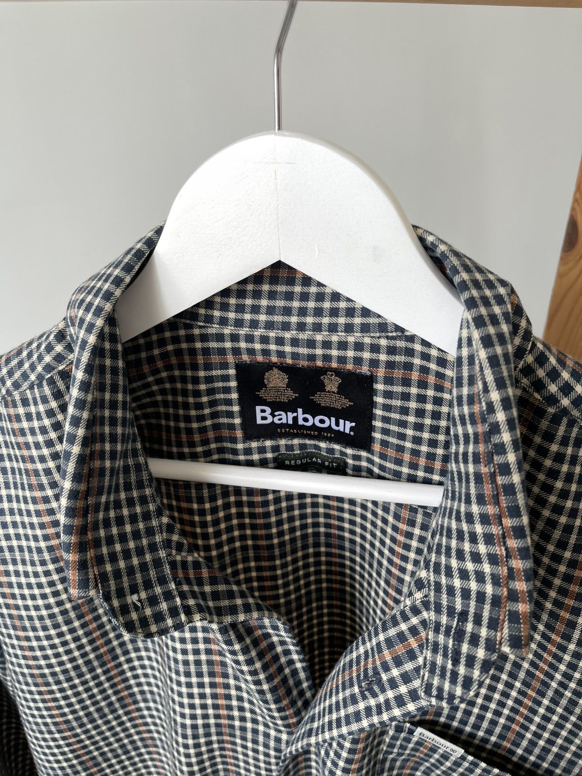 Barbour Barbour AW22 Henderson Thermo Weave Checkered Twill Shirt Size US M / EU 48-50 / 2 - 13 Thumbnail