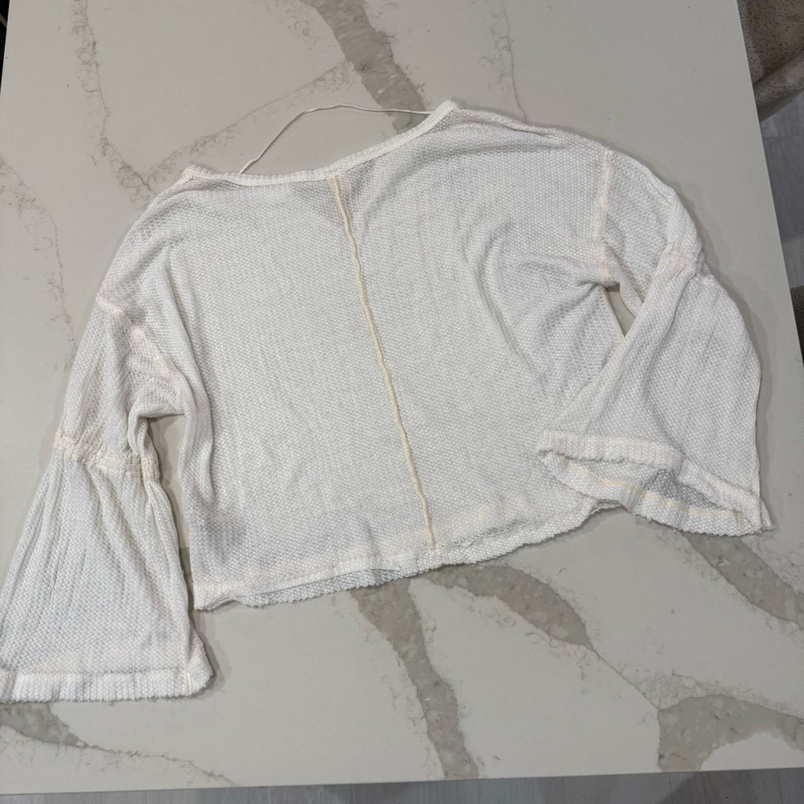 Free People Free People We The Free Dahlia Waffle Knit Top Women’s Small Size S / US 4 / IT 40 - 9 Thumbnail