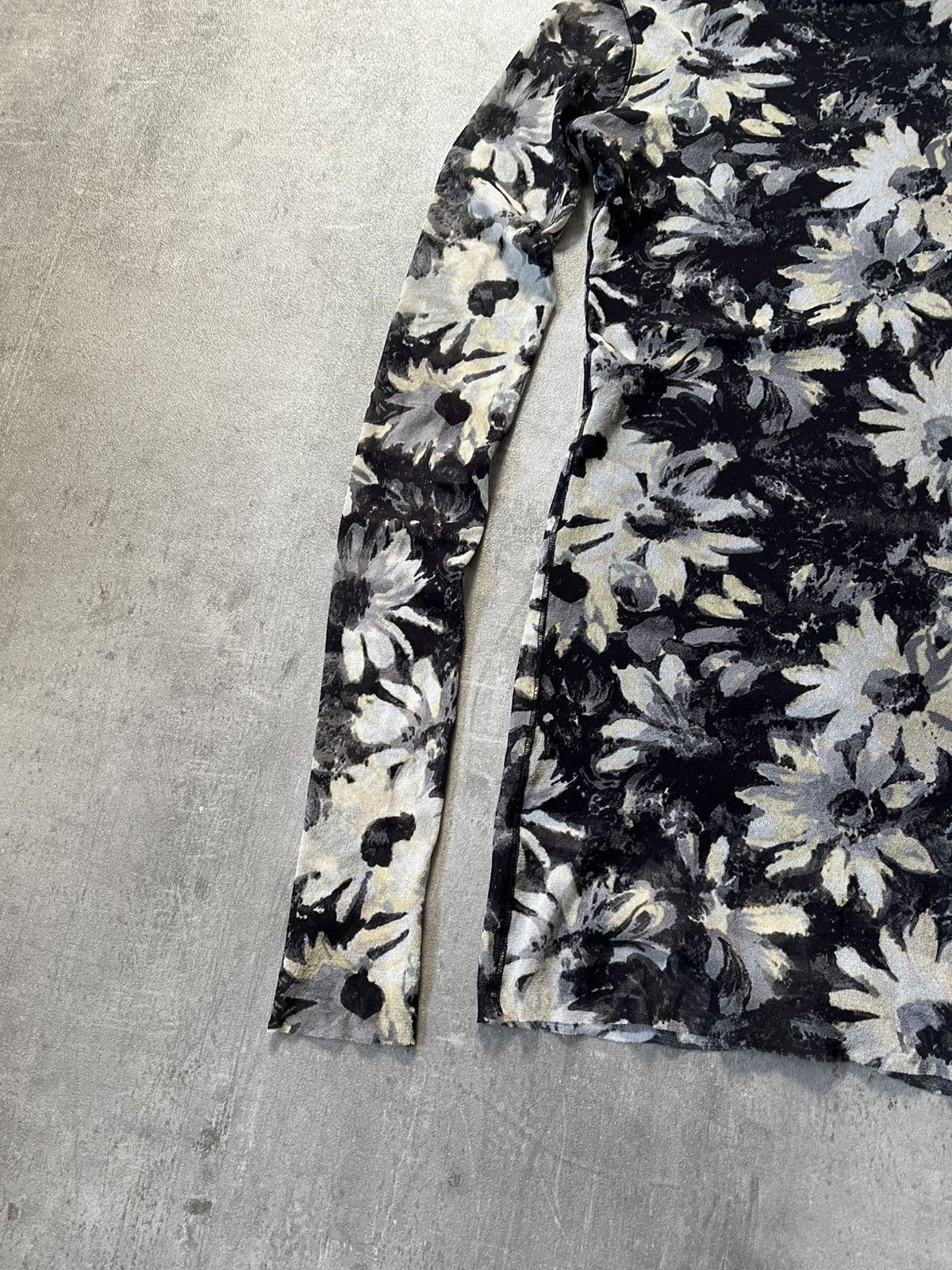 Jean Paul Gaultier Jean Paul Gaultier floral mesh top long rare 90s Size US M / EU 48-50 / 2 - 2 Thumbnail