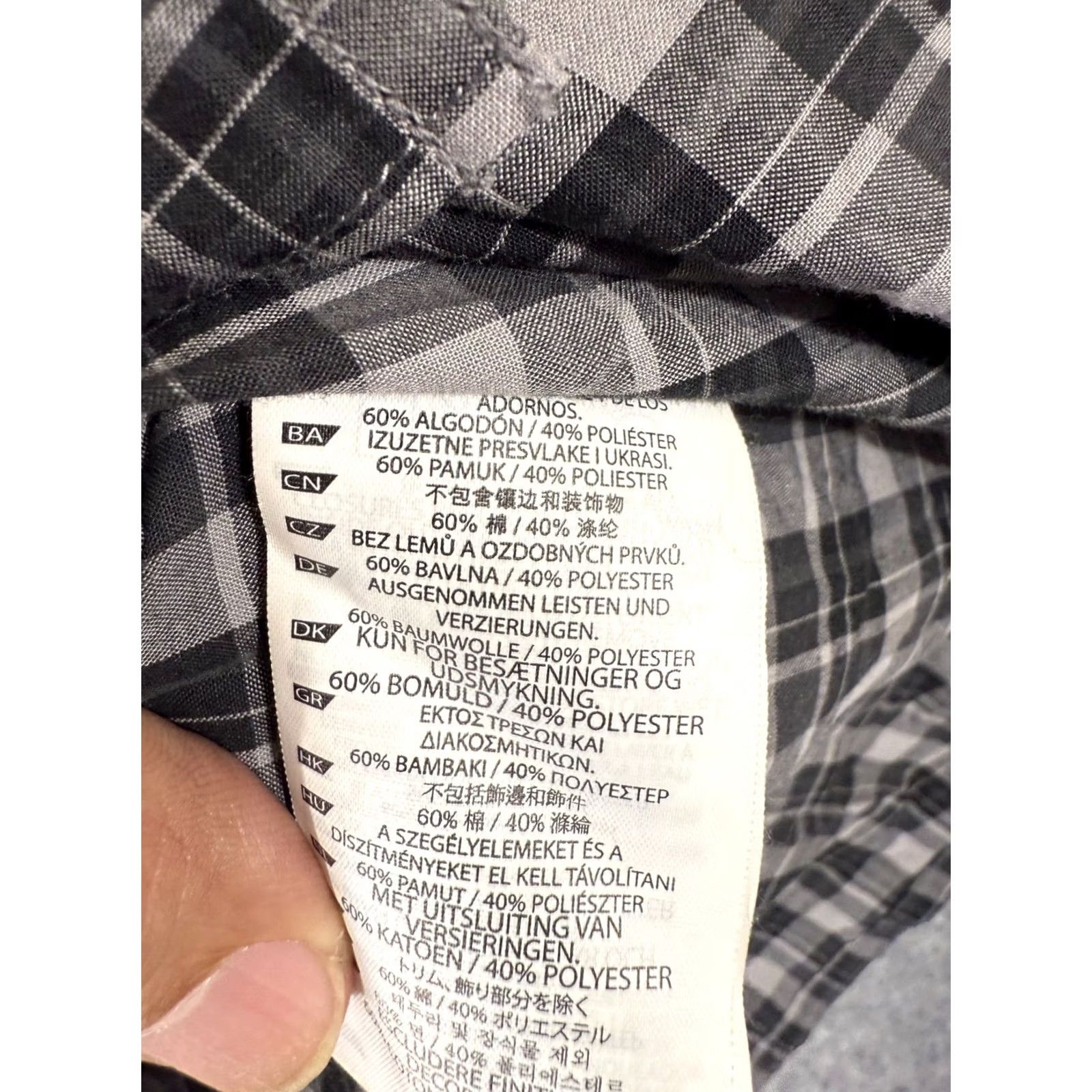 Vintage 5.11 Tactical Shirt Mens M Gray Button Black Plaid Long Sleeve Snaps Workwear Size US M / EU 48-50 / 2 - 5 Thumbnail