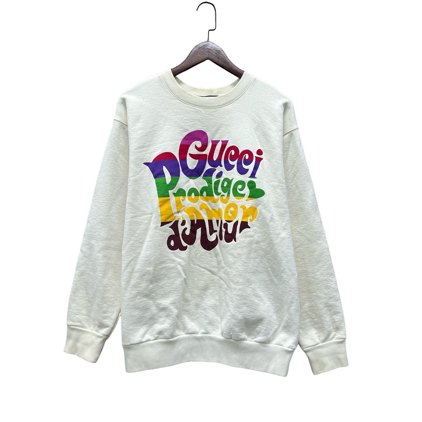 Gucci Gucci Logo Print Sweatshirt Size M Size US M / EU 48-50 / 2 - 1 Thumbnail