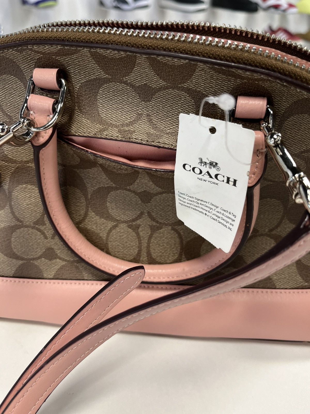 Coach Coach Cartable mini sierra leather crossbody bag Size ONE SIZE - 3 Thumbnail