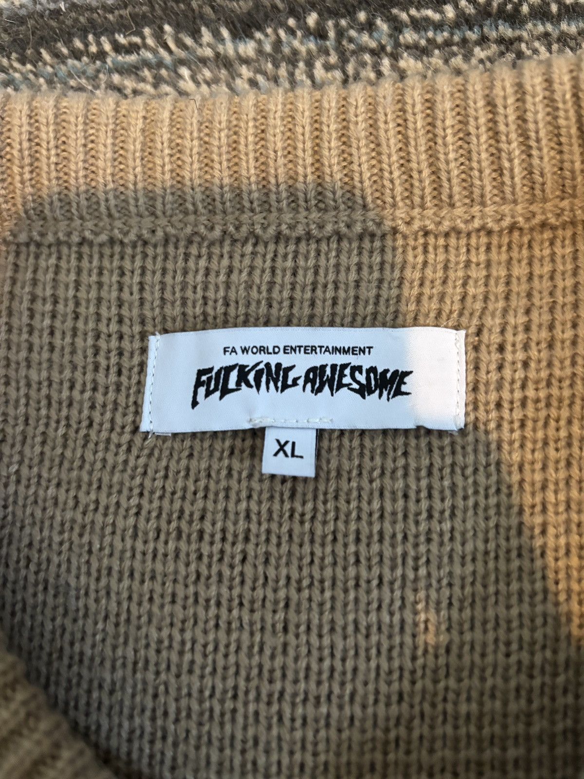 Fucking Awesome Fucking Awesome Sweater Size US XL / EU 56 / 4 - 2 Thumbnail