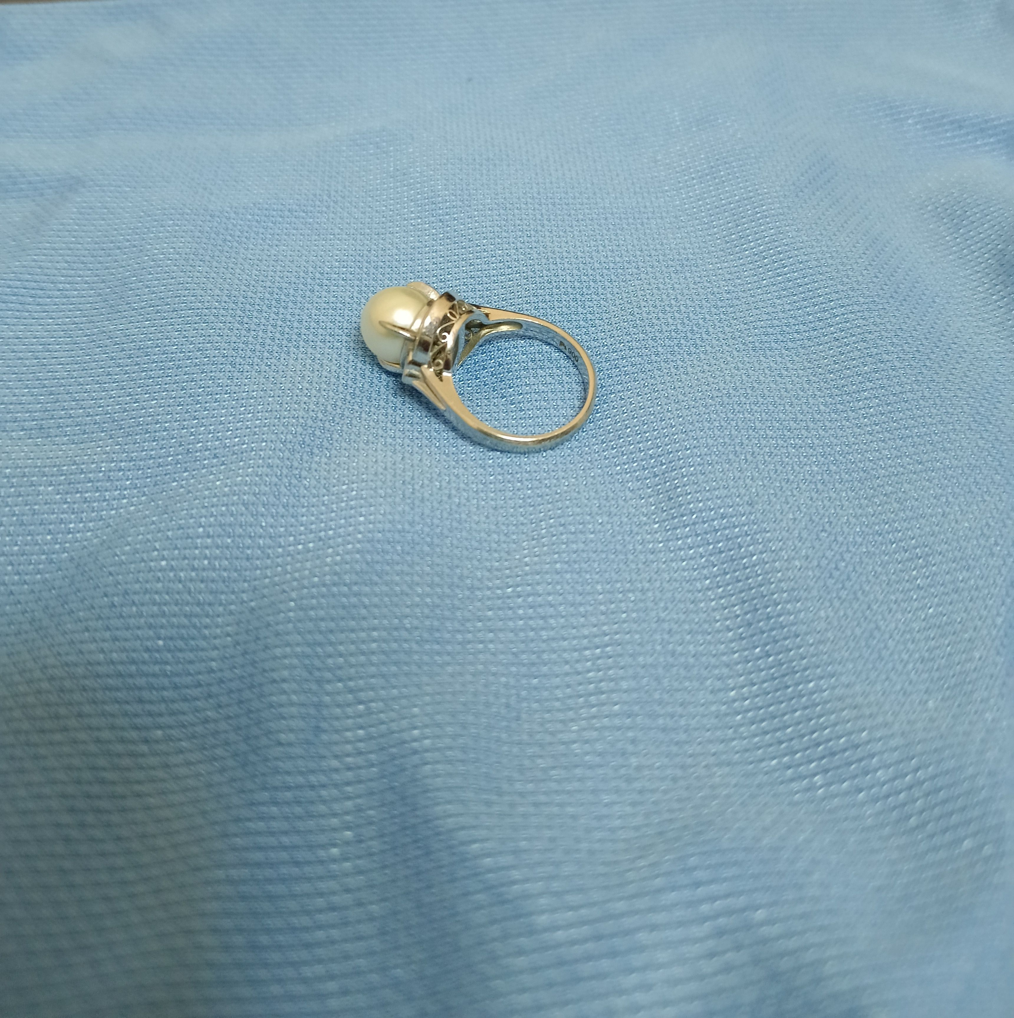 Jewelry JEWELRY Pearl Diamond 0.28 Pt900 Platinum Size ONE SIZE - 3 Thumbnail