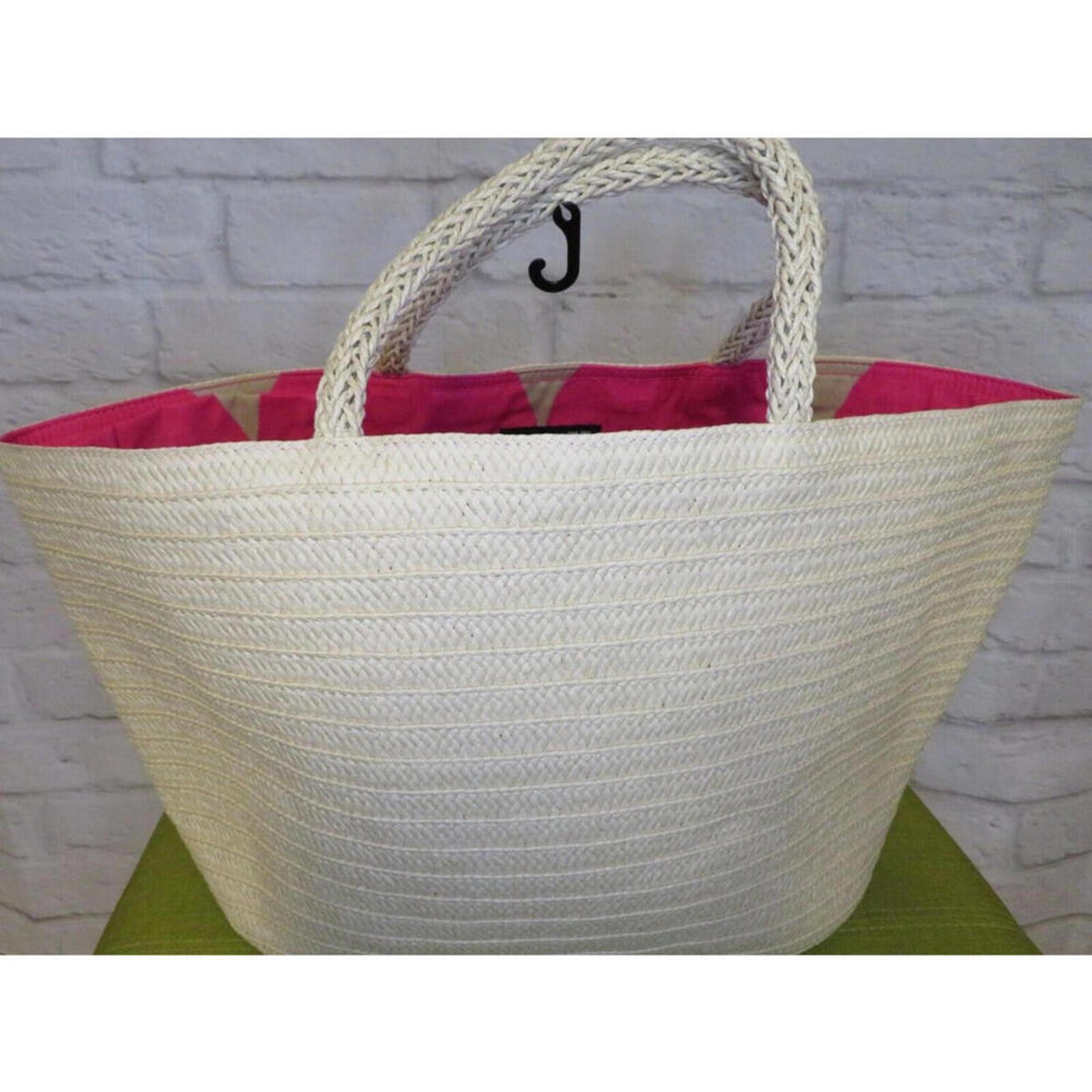 Other Marimekko Uniqlo Tote Bag Natural Pink Dots NWT Size ONE SIZE - 3 Thumbnail