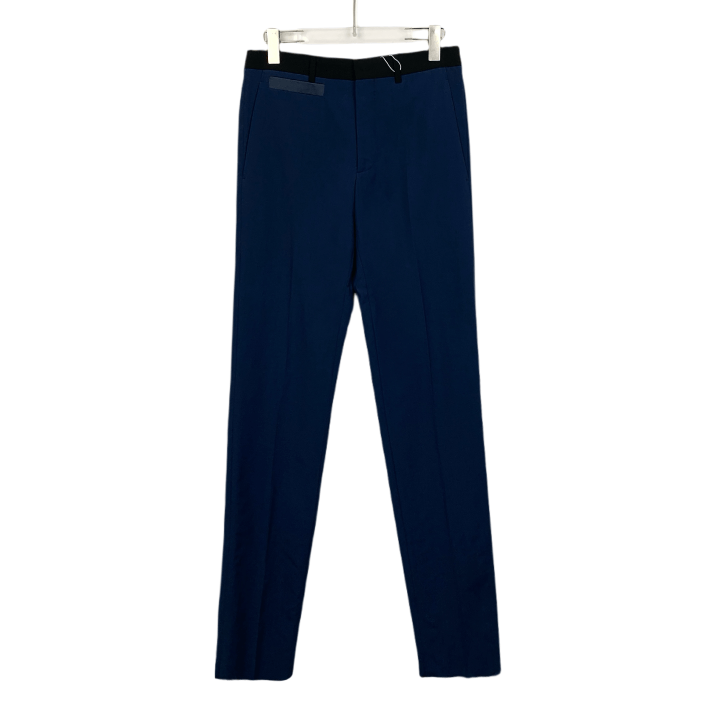 Dior Dior Blue Wool Straight-Leg Trousers (Size L) Size US 28 / EU 44 - 1 Thumbnail