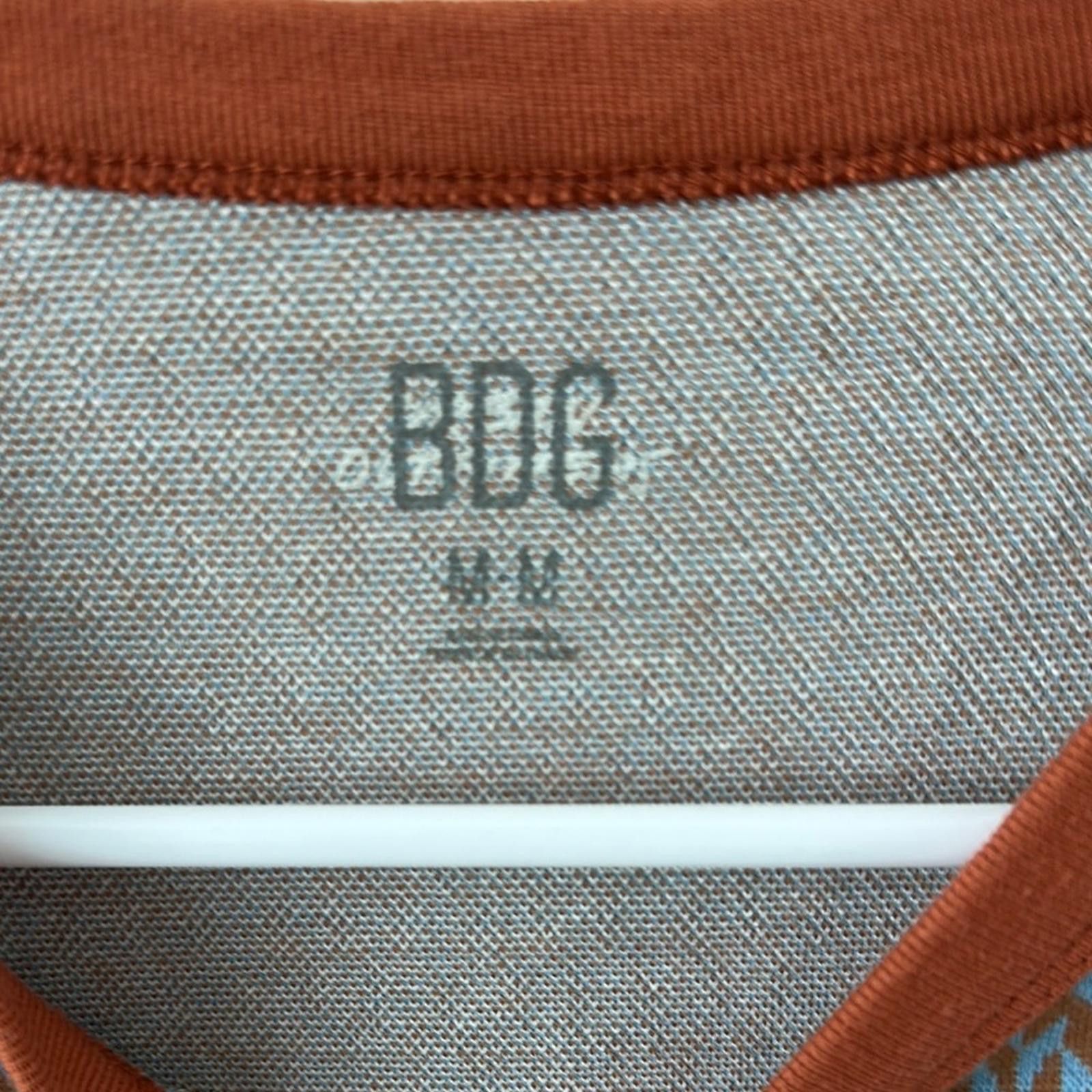 Bdg BDG Short Sleeve Orange and Gray Ringer Tee Size US M / EU 48-50 / 2 - 2 Thumbnail