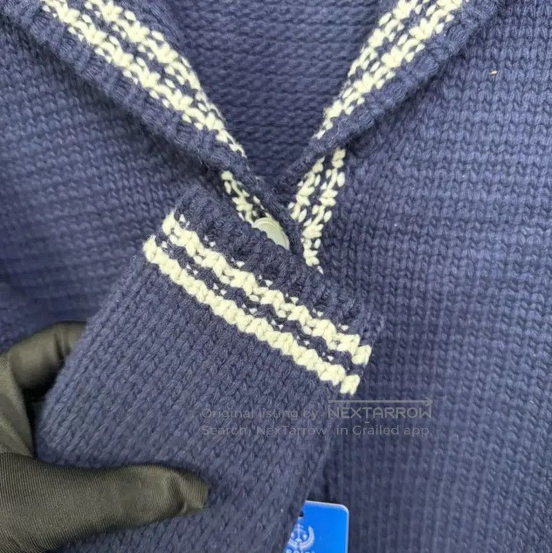 Miu Miu Miu Miu Navy Wool Cardigan for Women . Size L / US 10 / IT 46 - 4 Thumbnail