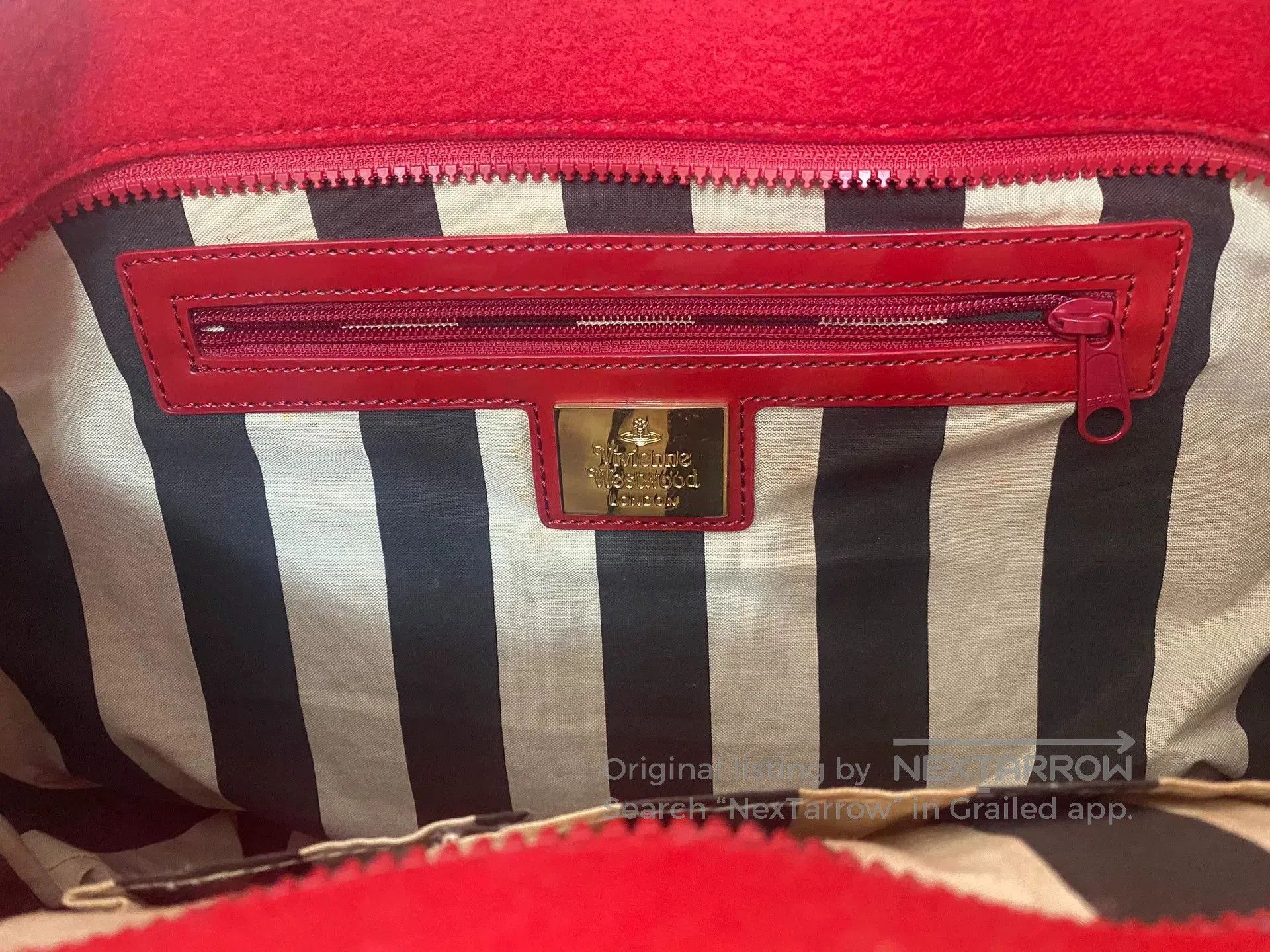 Vivienne Westwood Vivienne Westwood Red Heart Tote Bag. Size ONE SIZE - 6 Thumbnail