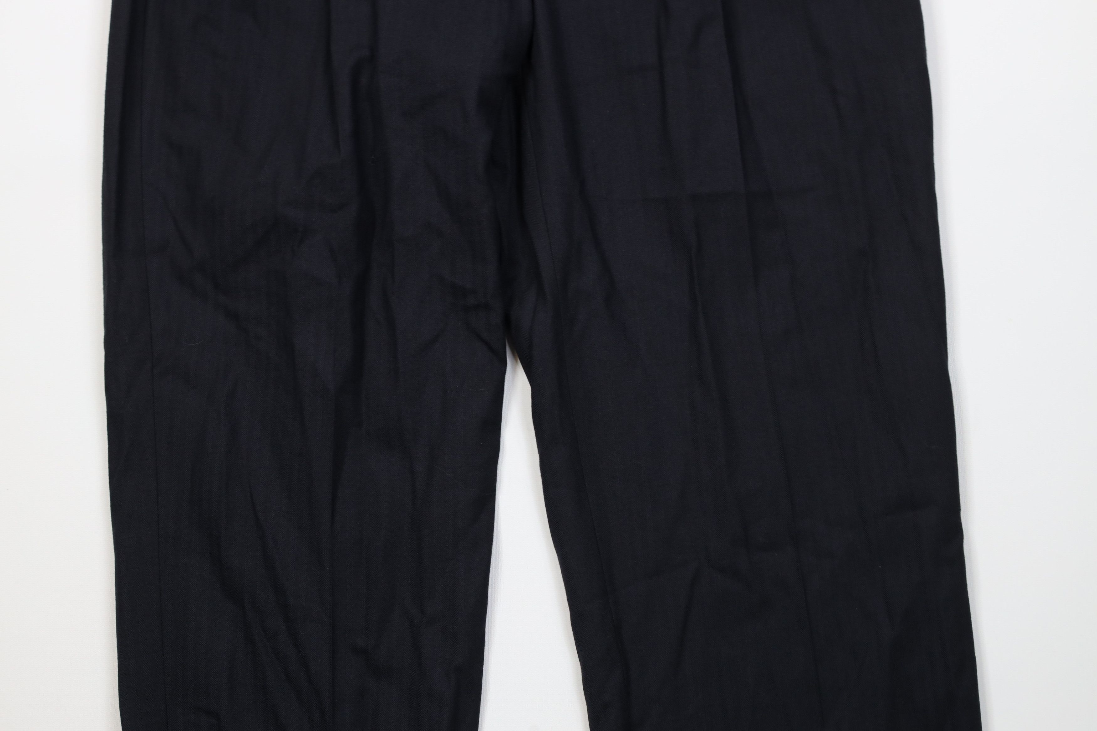 Brooks Brothers Vintage Y2K Brooks Brothers Knit Wide Leg Chino Pants Size US 35 - 3 Thumbnail
