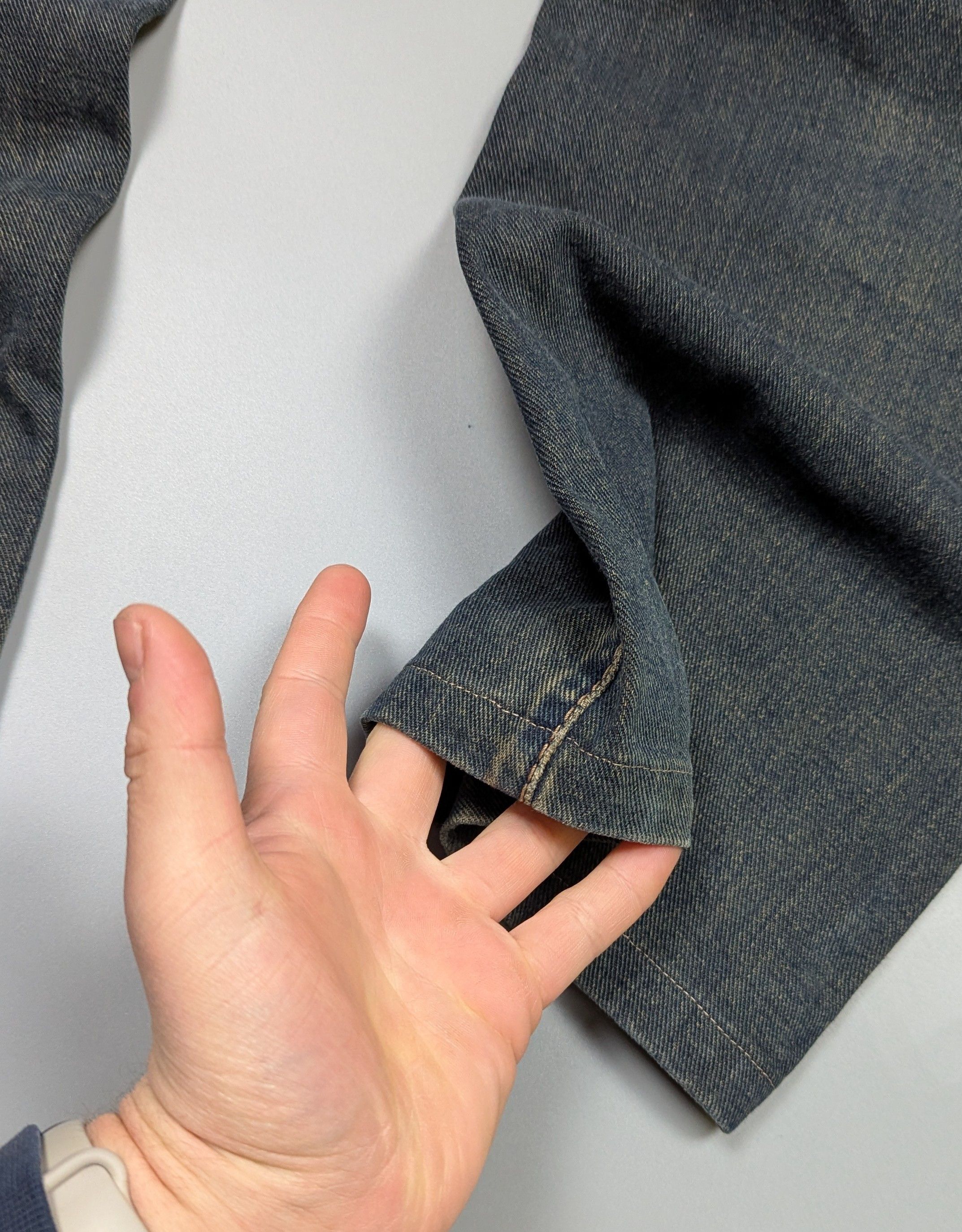Vintage JOKER Vintage 90s Faded Distressed Straight Leg Jeans Size US 36 / EU 52 - 17 Thumbnail