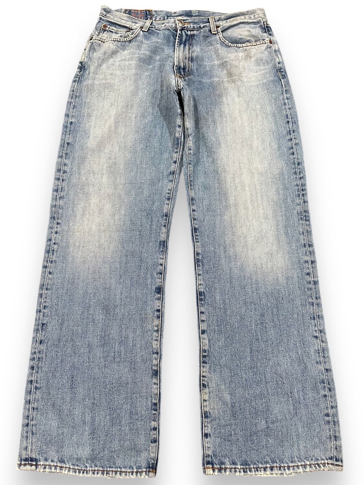 Lucky Brand Vintage Lucky Brand Baggy Bootleg Denim Size US 34 / EU 50 - 1 Thumbnail