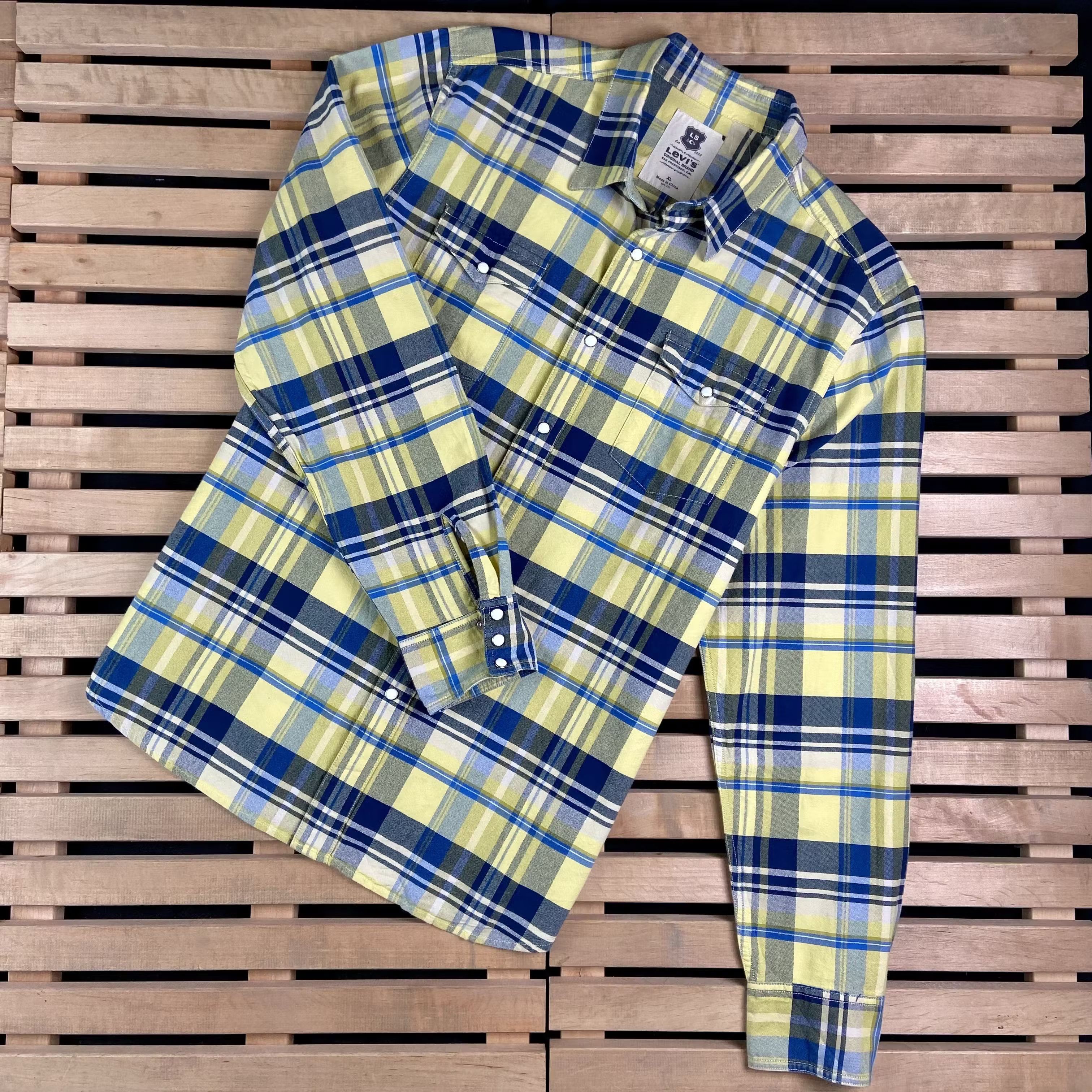 Levi's × Levi's Vintage Clothing × Vintage Mens Shirt Long Sleeve Levis Vintage Size XL Size US XL / EU 56 / 4 - 1 Thumbnail