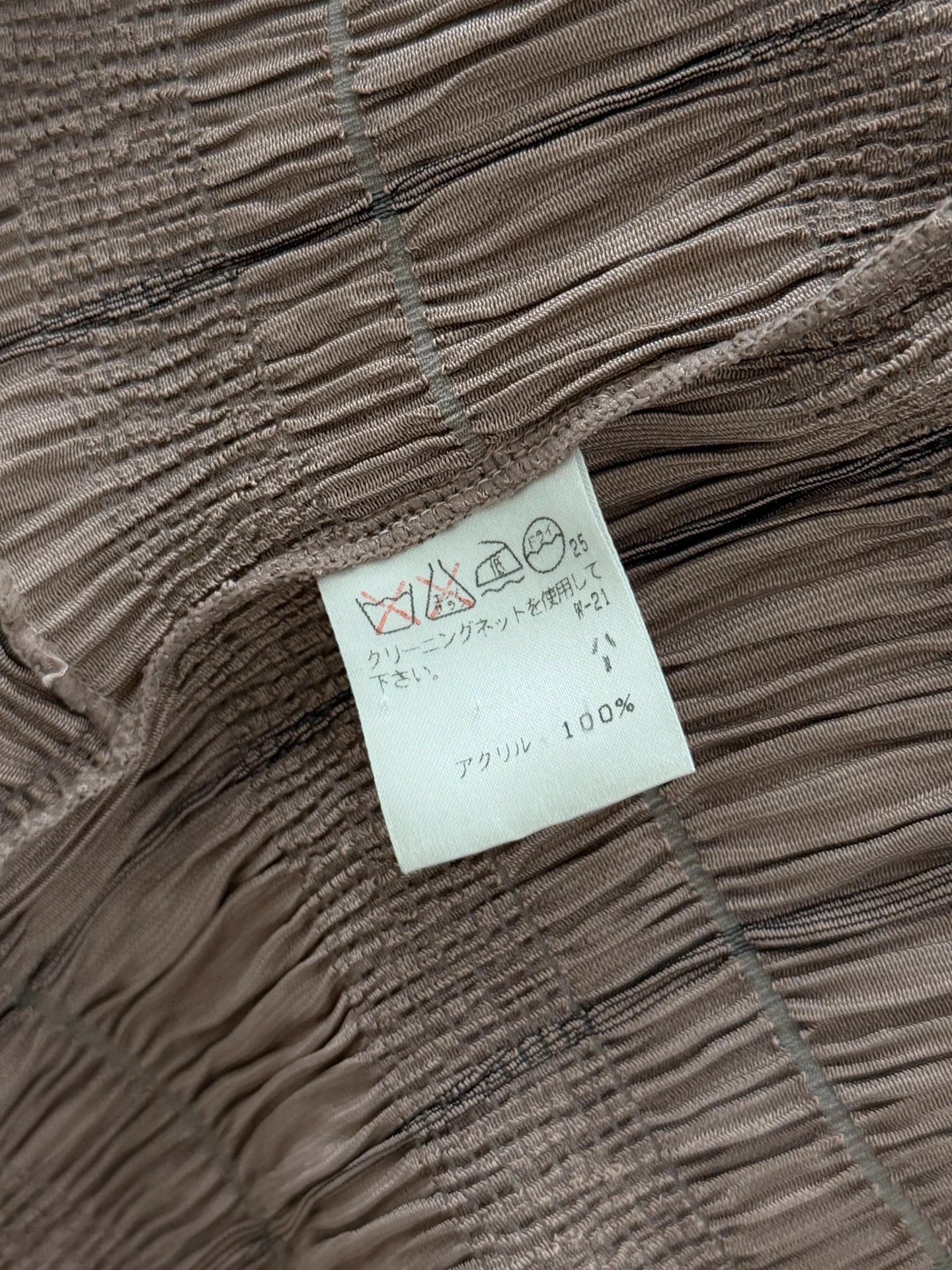 Issey Miyake Issey Miyake 1990 SS soft gray pink lace pleated cardigan Size M / US 6-8 / IT 42-44 - 9 Thumbnail