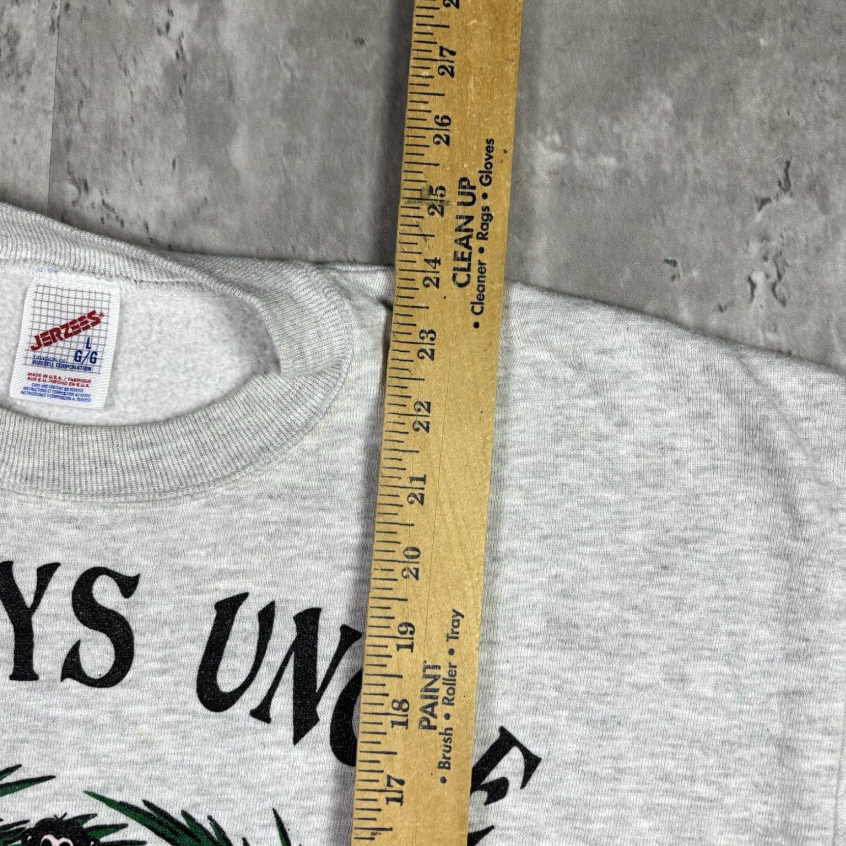 Jerzees VINTAGE Monkeys Uncle Tavern Promo Sweatshirt Adult Large 90s Size US L / EU 52-54 / 3 - 5 Thumbnail