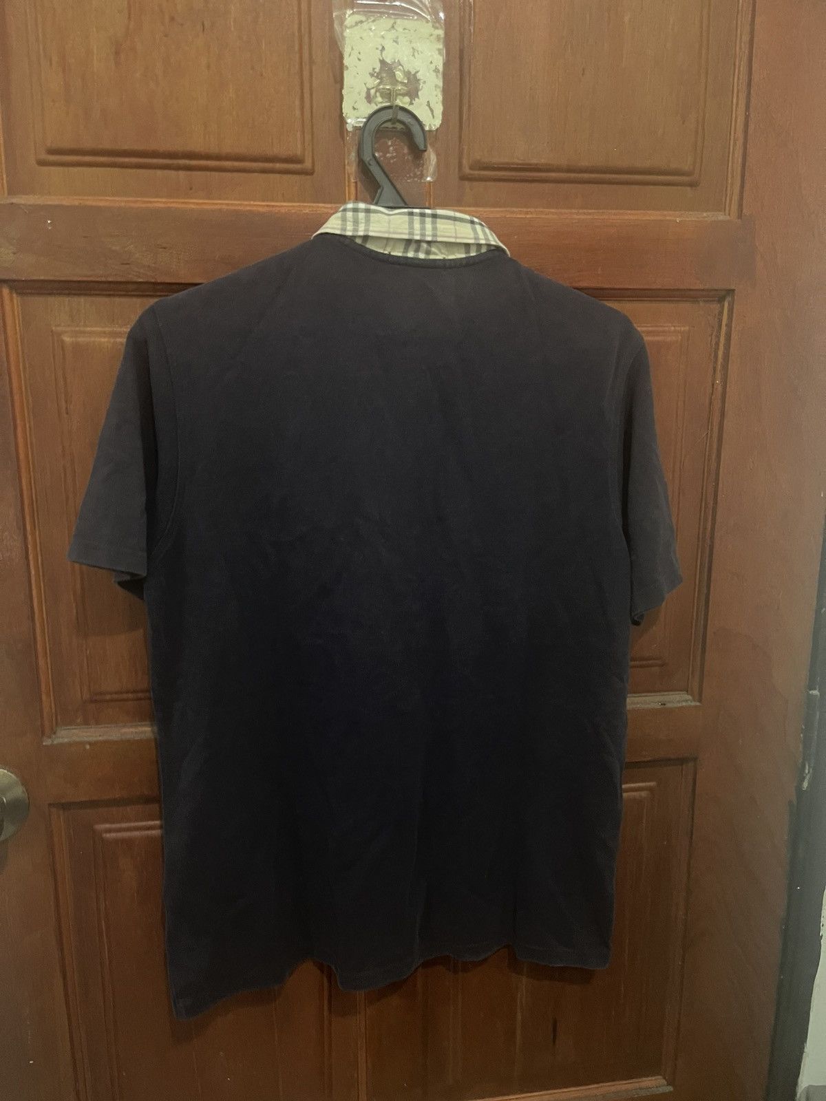 Burberry Burberry London Polo Tee Nova check Collar Size US M / EU 48-50 / 2 - 2 Thumbnail