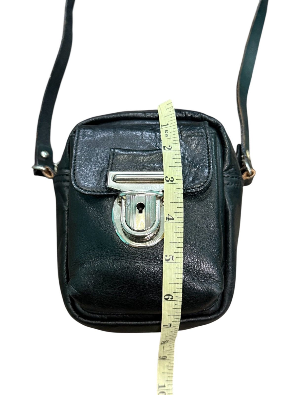 Yohji Yamamoto YSACCS YOHJI YAMAMOTO LEATHER MINI CROSSBODY BAG Size ONE SIZE - 14 Thumbnail