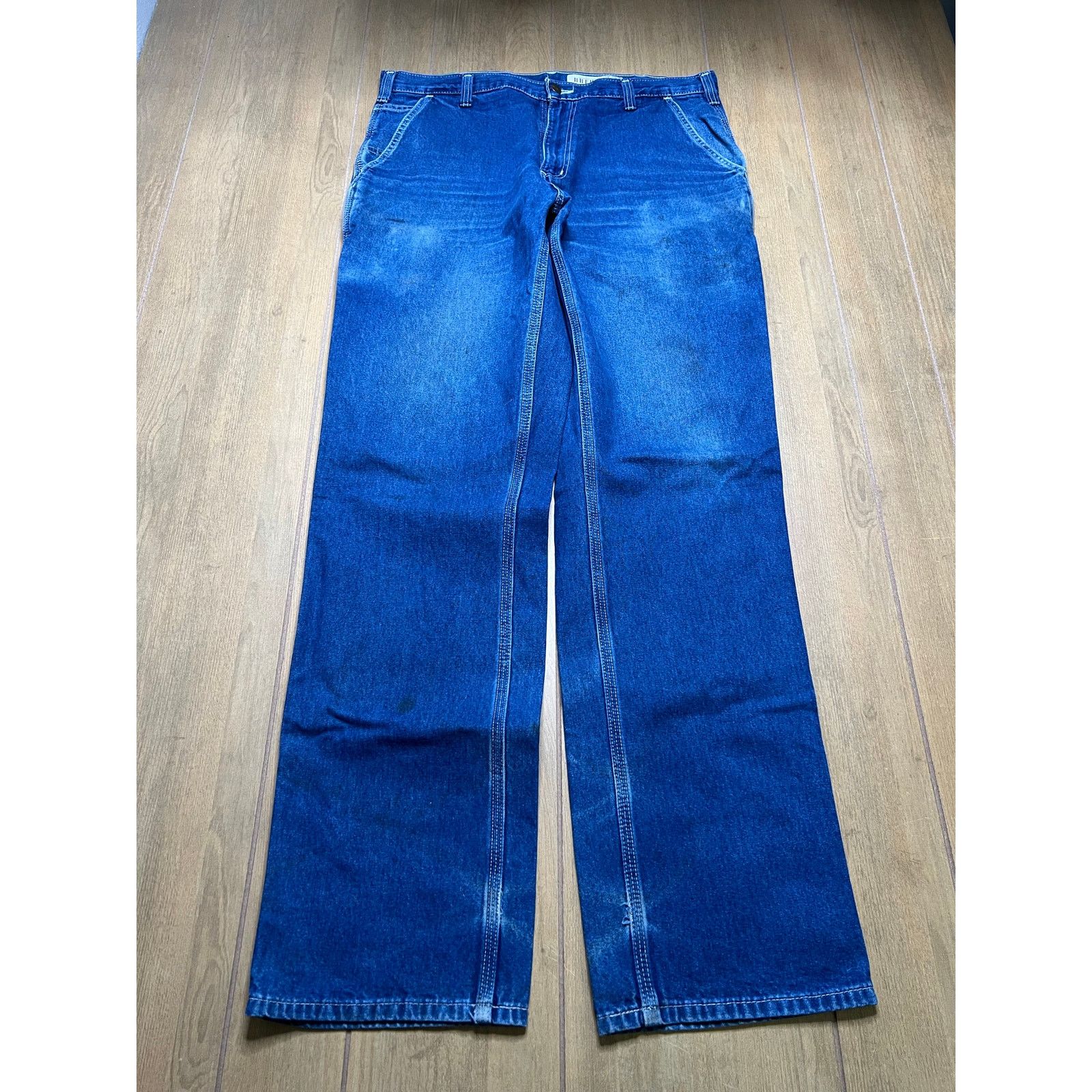Carhartt Carhartt Dungaree Fit Carpenter Jeans 36x36 Blue Denim baggy Size US 36 / EU 52 - 2 Thumbnail