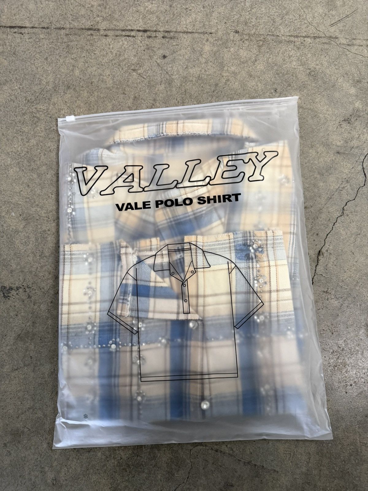 Vale Vale Forever Skyfall Flannel 'Cream/Blue’ Size US M / EU 48-50 / 2 - 8 Thumbnail