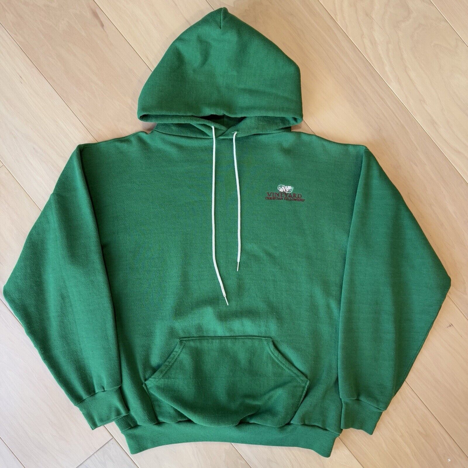 Russell Athletic × Vintage Vintage Russell Athletic Hoodie XL Green 70s Made in USA Size US XL / EU 56 / 4 - 2 Thumbnail