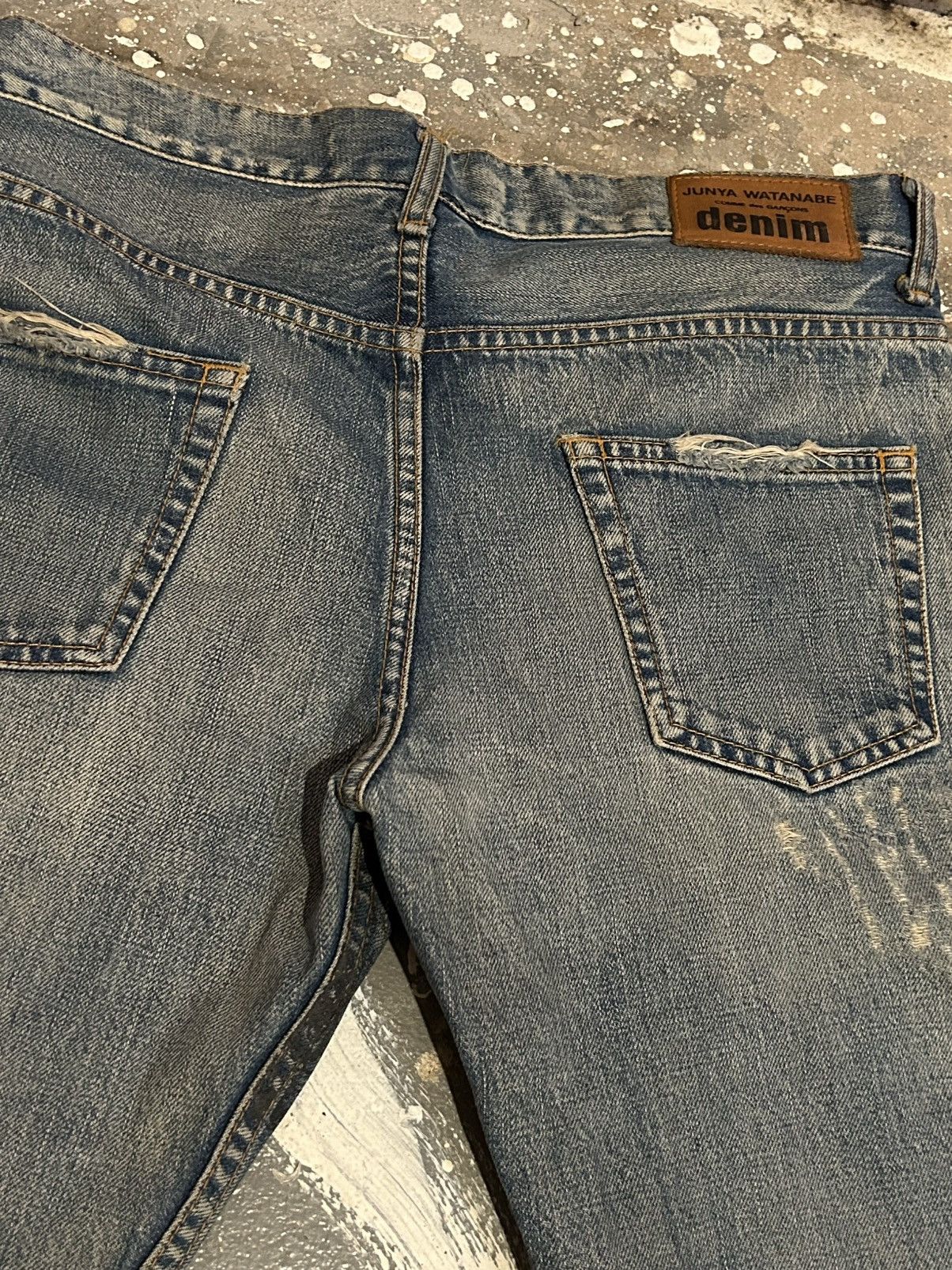 Comme des Garcons Junya watanabe ruined floral denim Size US 30 / EU 46 - 7 Thumbnail