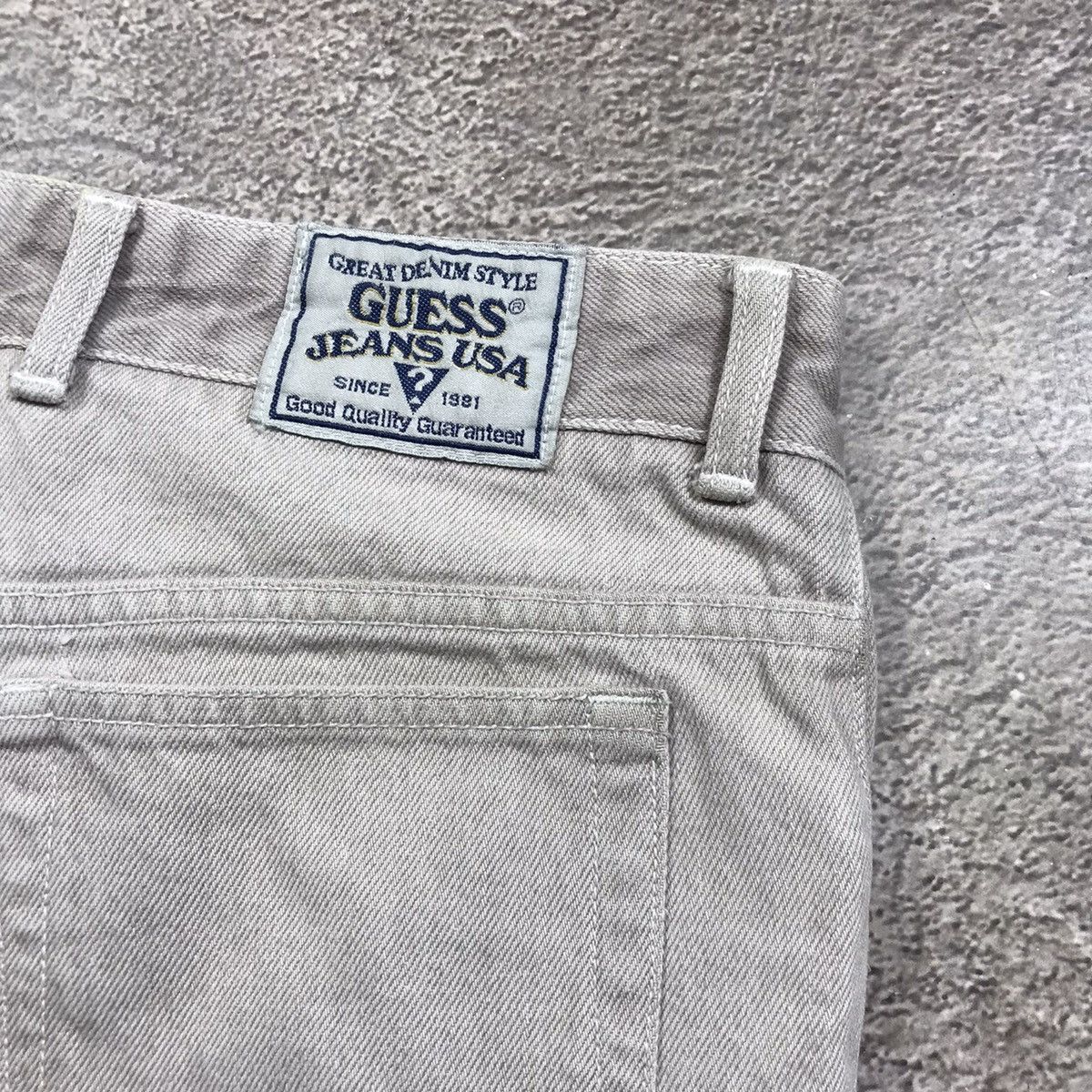 Vintage Vintage 90s Guess Baggy Flared Distressed Y2K Grunge Jeans 2 Size US 29 - 7 Thumbnail