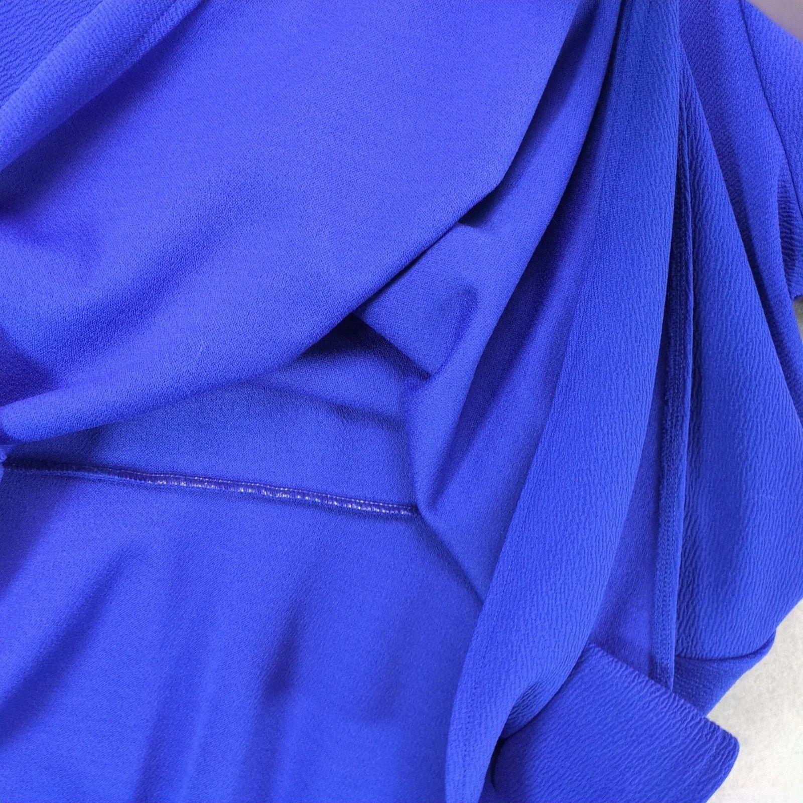 Other Lane Bryant Cobalt Blue Peplum Blouse Top Women's 22/24 Size 3XL / US 20-22 - 10 Thumbnail