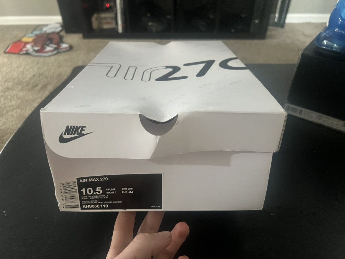 Nike Air max 270 “photo blue” Size US 10.5 / EU 43-44 - 7 Thumbnail
