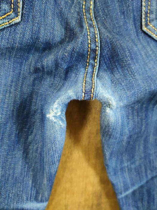 Vivienne Westwood Vivienne Westwood blue distressed denim pants #46-902DLL Size 29" - 5 Thumbnail