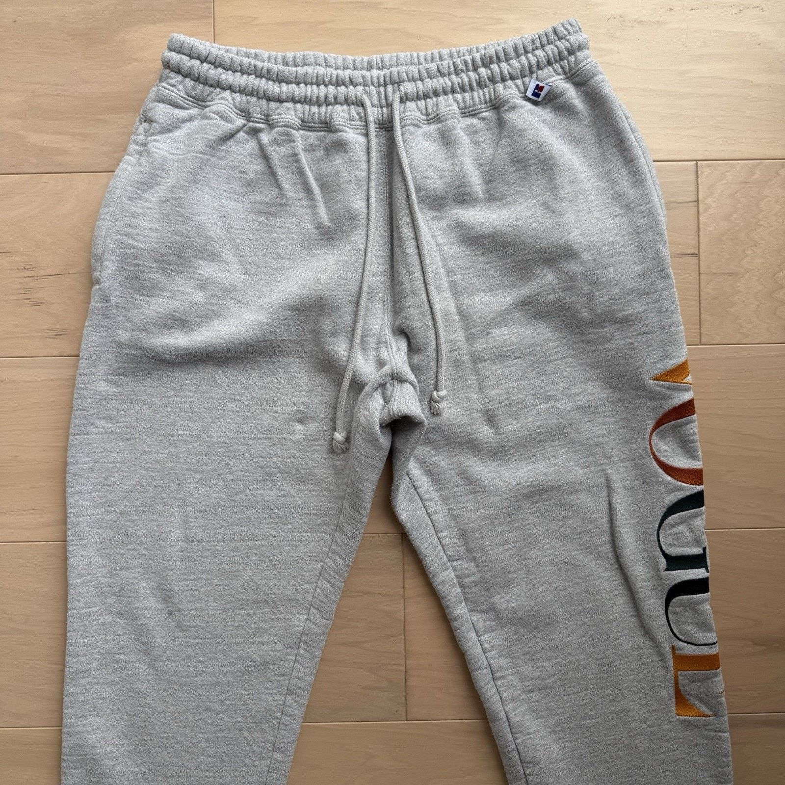 Kith × Russell Athletic Kith Russell Athletic Sweatpants Women's L Gray Vogue Collab Size 31" - 3 Thumbnail