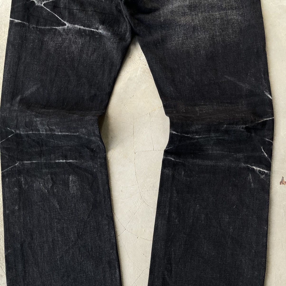 Le Grande Bleu (L.G.B.) IN THE ATTIC ARCHIVE GOTHIC PUNK CROSS POEM BLACK DENIM JEAN Size US 32 / EU 48 - 24 Thumbnail