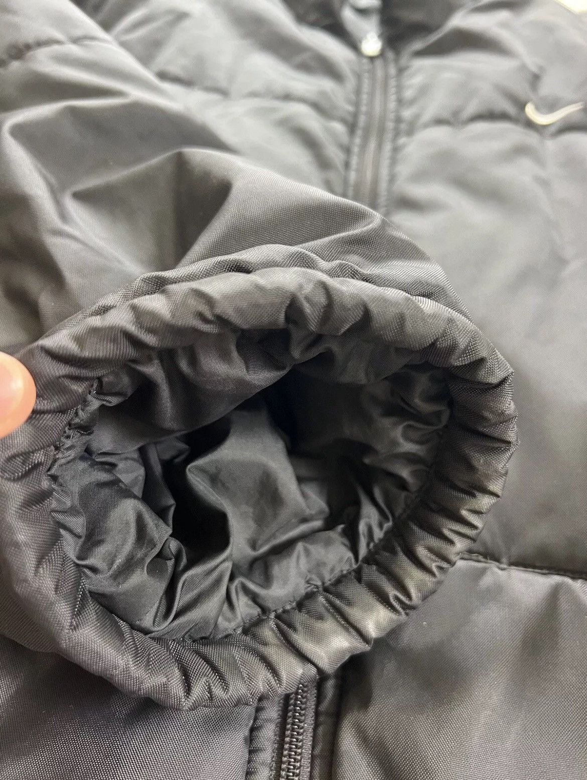 Nike × Vintage VTG jacket Nike black warm Full Zip Size US XL / EU 56 / 4 - 3 Thumbnail