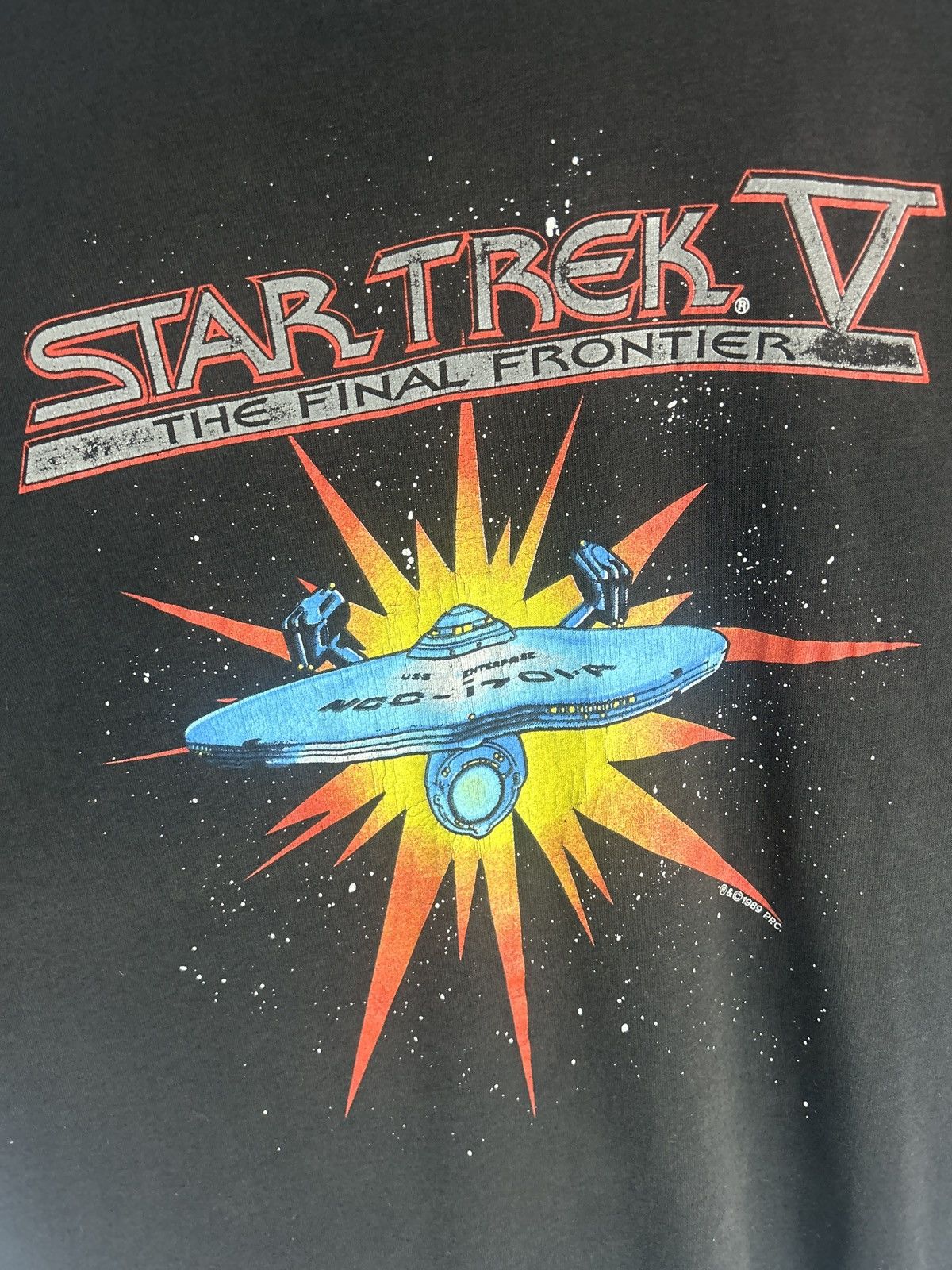 Vintage Vintage 1989 Star Trek The Final Frontier Tee Size US XL / EU 56 / 4 - 2 Thumbnail