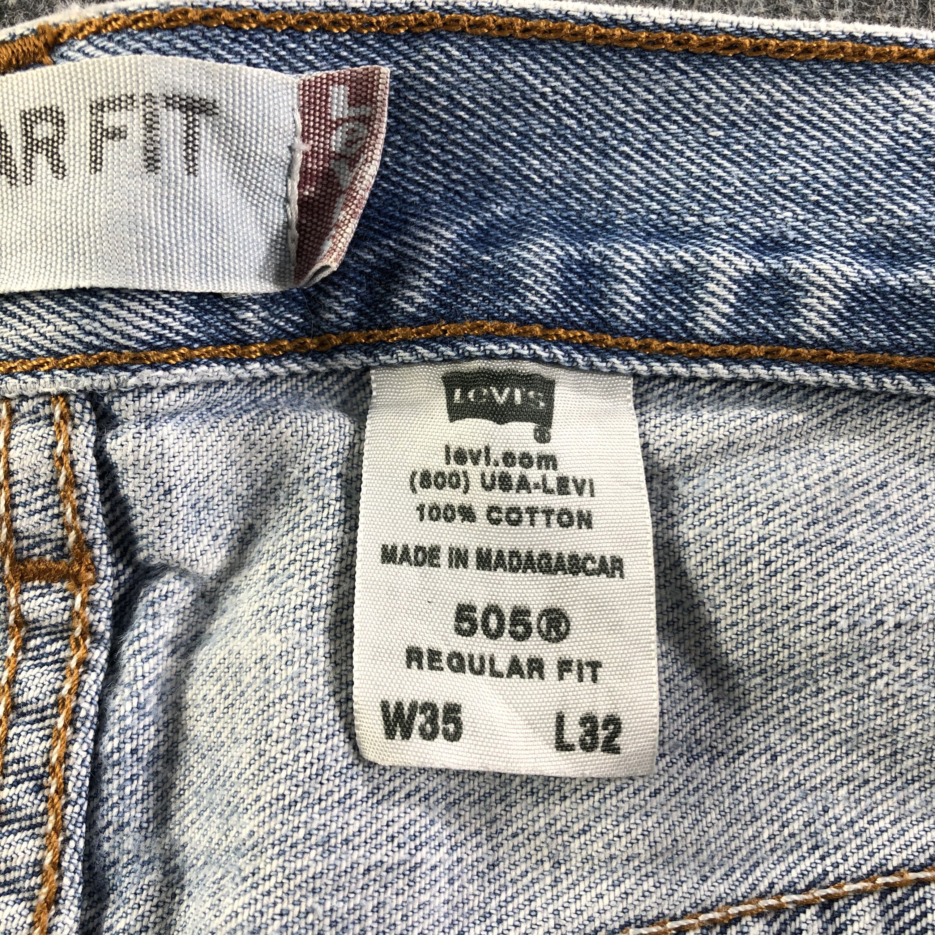 Levi's Vintage Light Wash Levis 505 Jeans-J3336 Size US 34 / EU 50 - 12 Thumbnail
