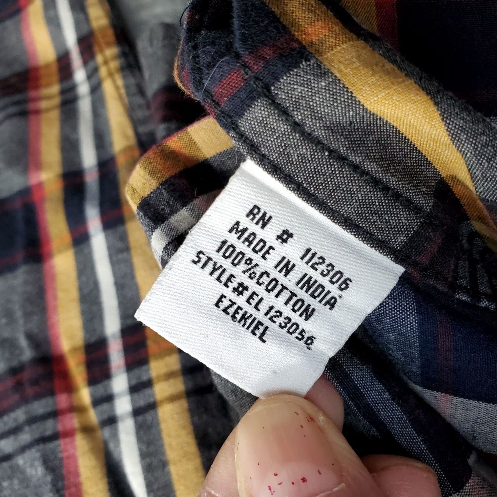 Vintage Ezekiel Mens XL Multi Plaid Cotton Button-Up Shirt Size US XL / EU 56 / 4 - 7 Thumbnail