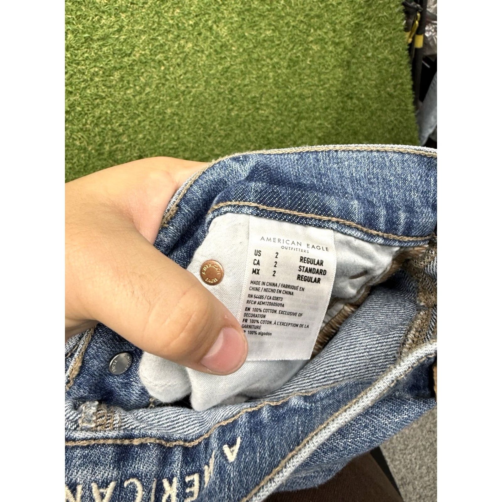 American Eagle Outfitters American Eagle Outfitters Jeans Womens 2 Regular 90s Bootcut Hi-Rise Super Stretch Blue Denim Jeans Womens 90s Bohemian Hipster Mens Girls Size 26" / US 2 / IT 38 - 3 Thumbnail
