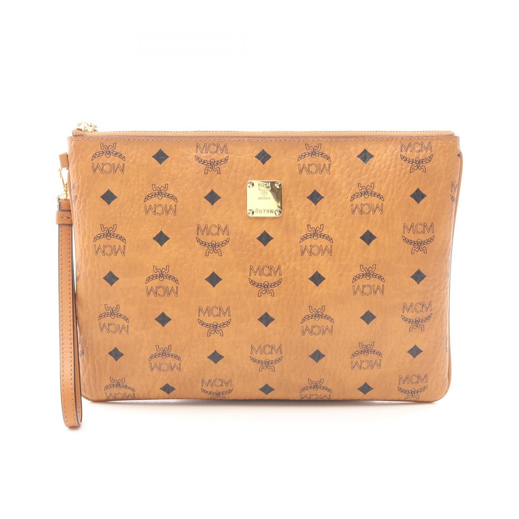 MCM MCM MCM Visetos Clutch Bag Plastic / Synthetic Clutch Bag DUTY FREE for USA Size ONE SIZE - 1 Thumbnail