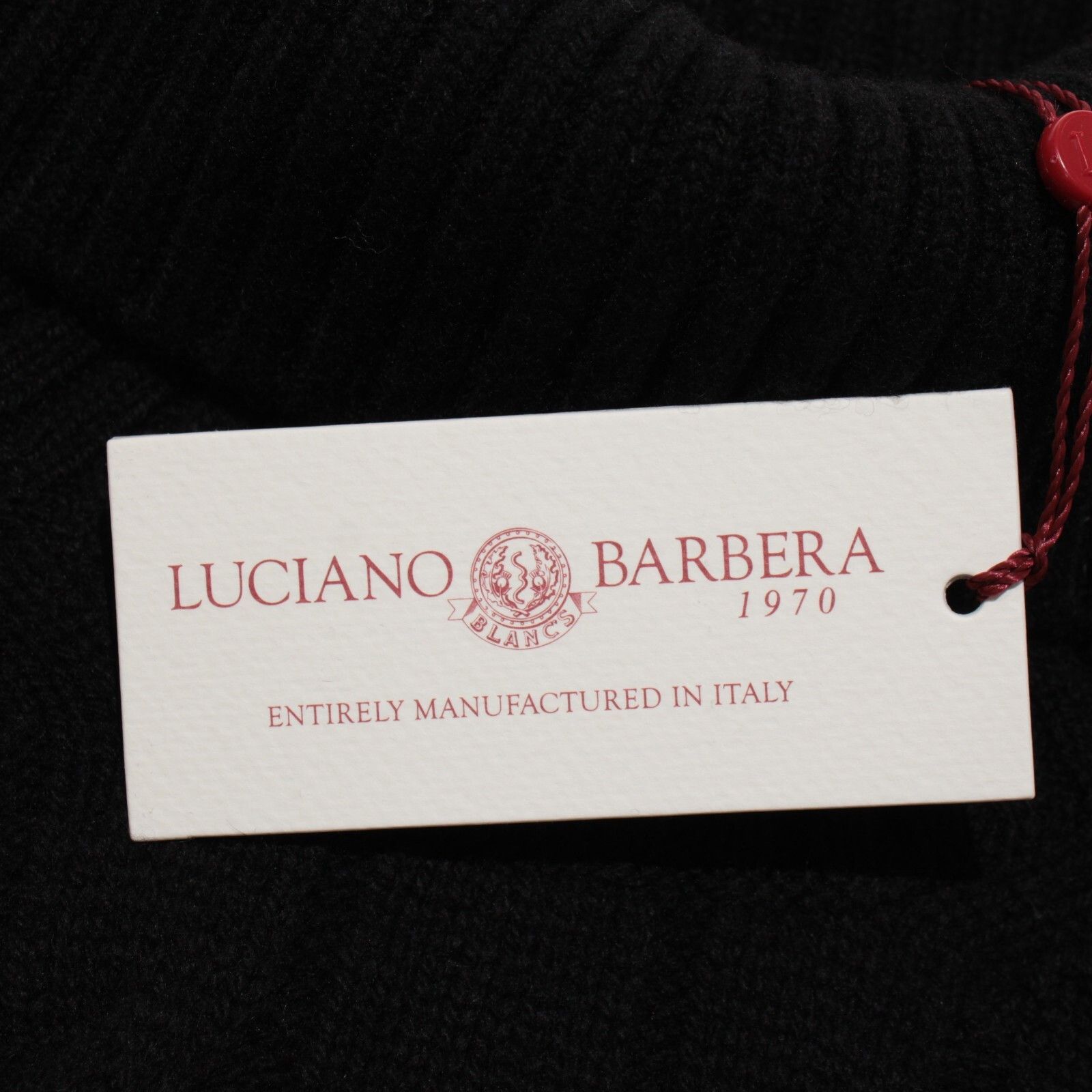 Luciano Barbera Luciano Barbera Sweater Size US M in Black Size US M / EU 48-50 / 2 - 2 Thumbnail
