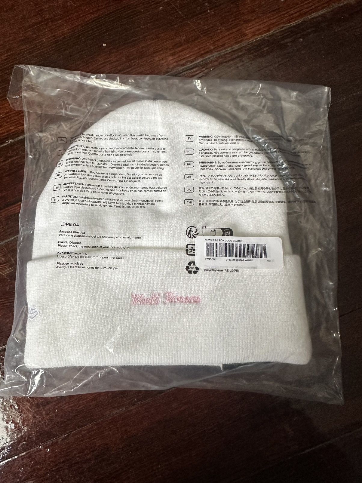 Supreme SUPREME X NEW ERA BOX LOGO BEANIE WHITE Size ONE SIZE - 3 Thumbnail