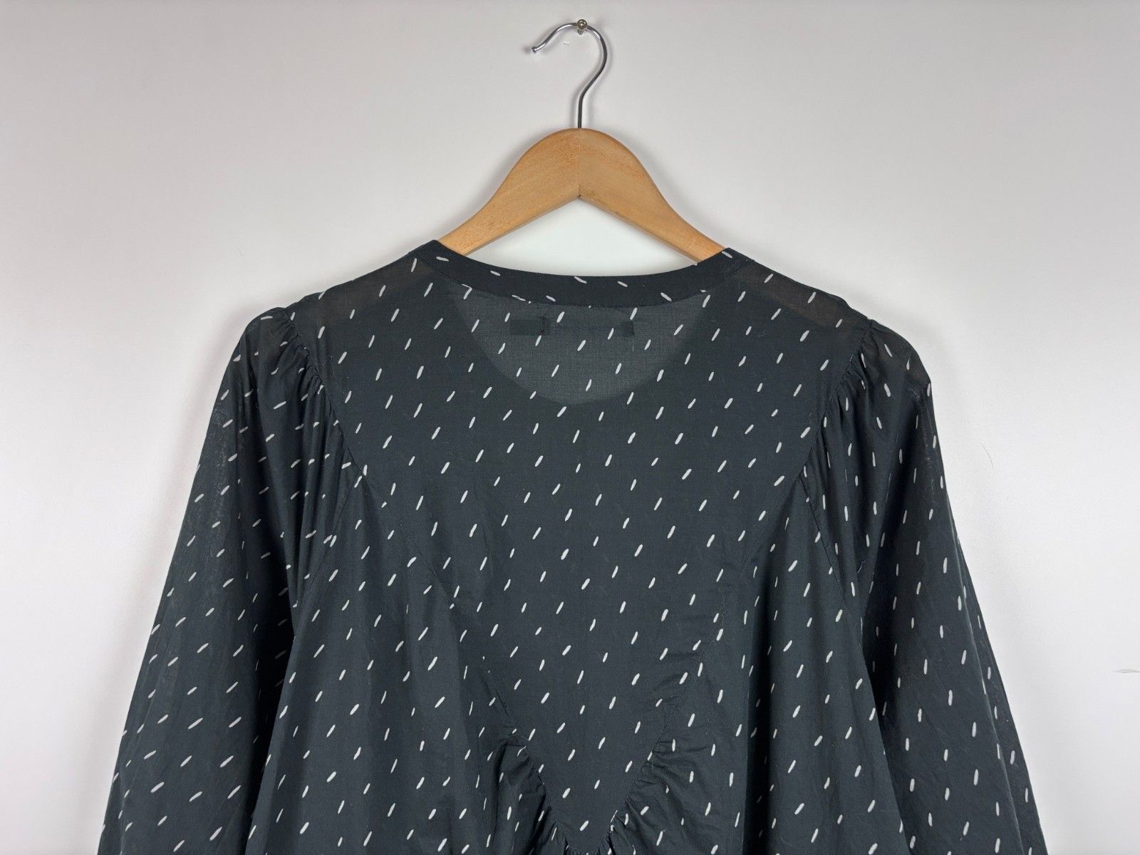 Gudrun Sjoden Gudrun Sjoden Dash Print Dress Cotton Black Size M Size M / US 6-8 / IT 42-44 - 9 Thumbnail