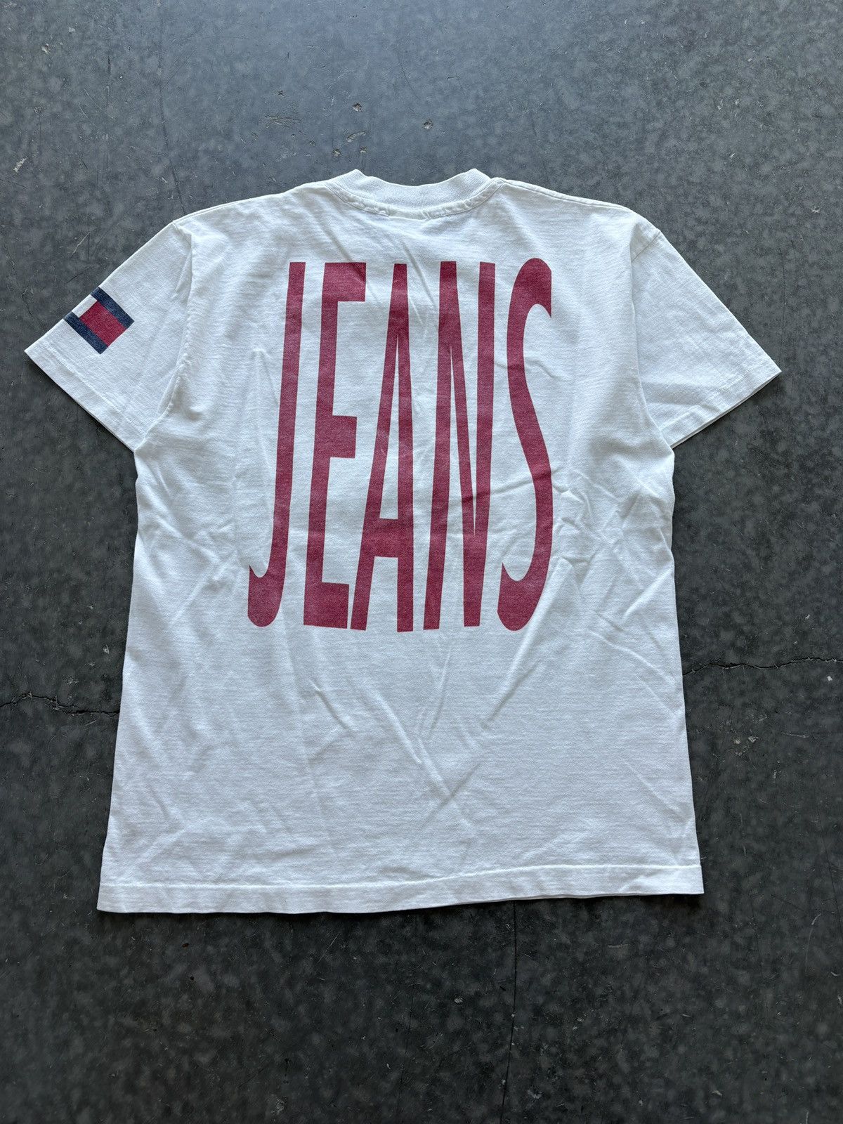 Tommy Jeans Vintage 90s Tommy Jeans Graphic Tee Double Sided Size US L / EU 52-54 / 3 - 9 Thumbnail