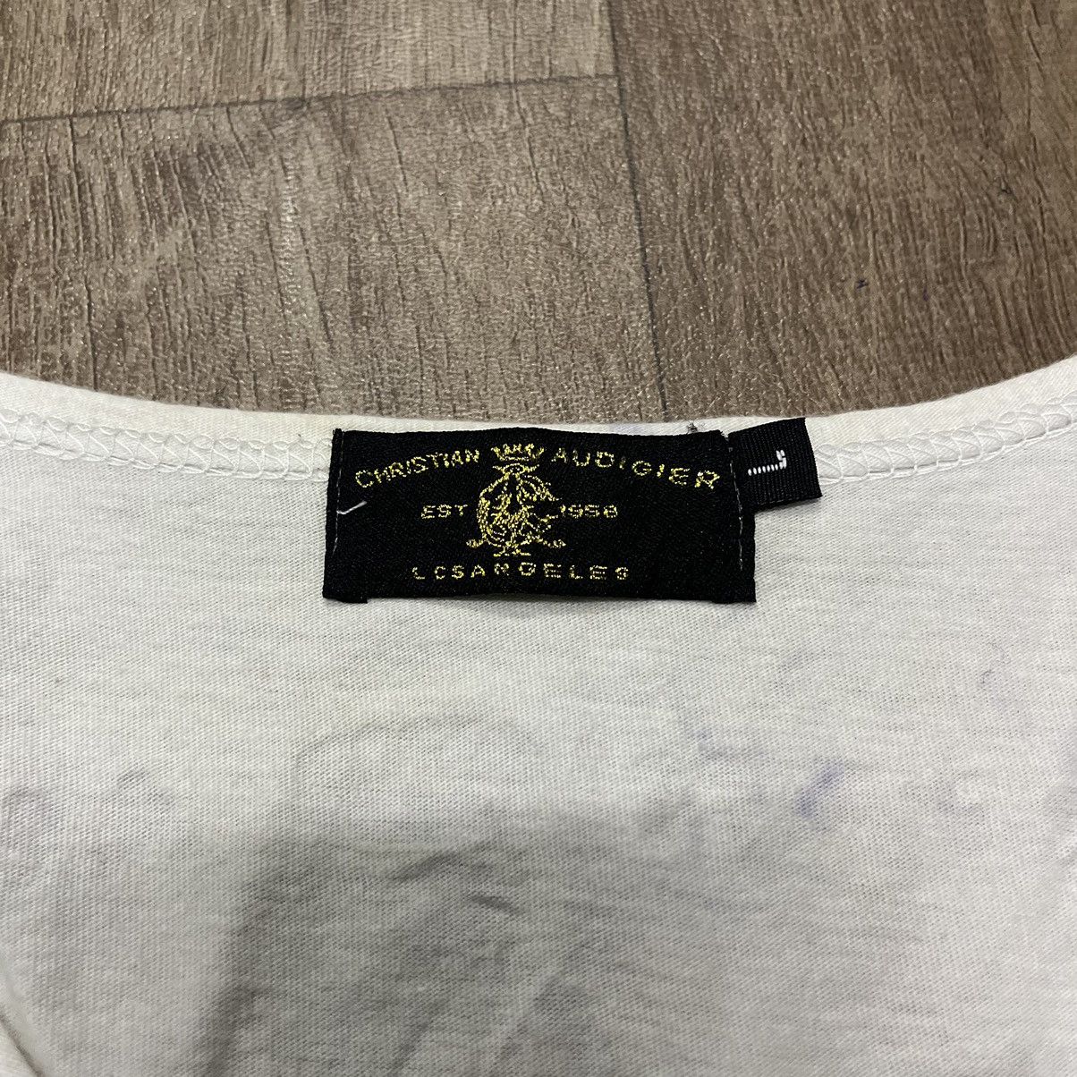 Christian Audigier × Ed Hardy Christian Audigier Los Angeles Ed Hardy Panter Studed Tee Size L / US 10 / IT 46 - 9 Thumbnail