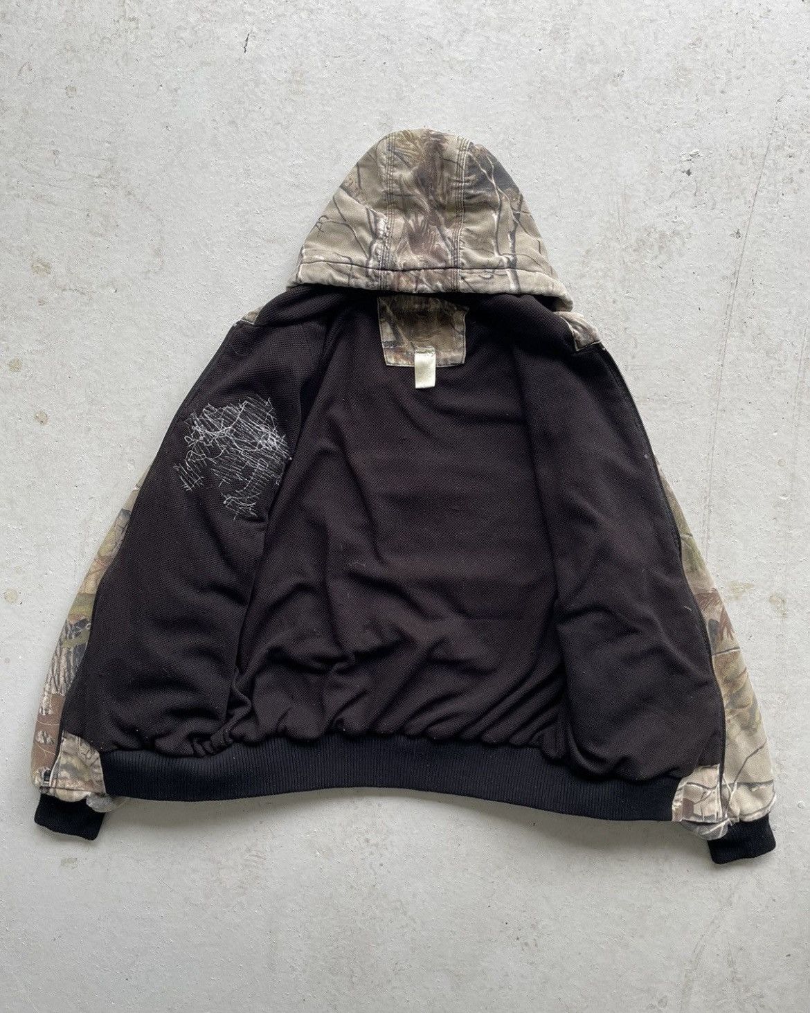 Carhartt × Vintage Vintage Crazy Rare 90's Camo Boxy Carhartt Style Jacket Size US M / EU 48-50 / 2 - 10 Thumbnail