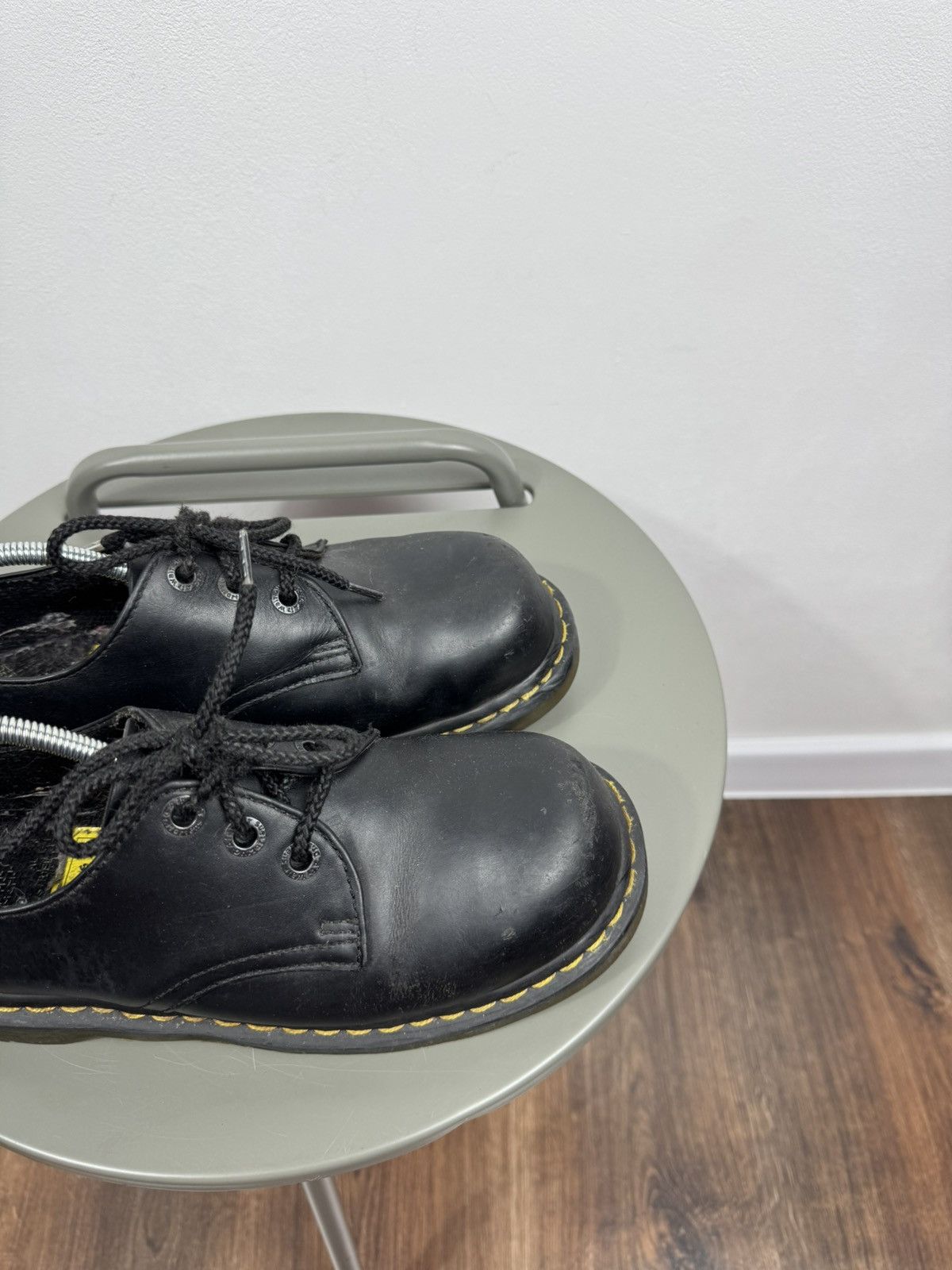 Dr. Martens Vintage Dr Martens 2225 Steel Toe Work Shoes 38 Heavily Worn Size US 7 / IT 37 - 6 Thumbnail