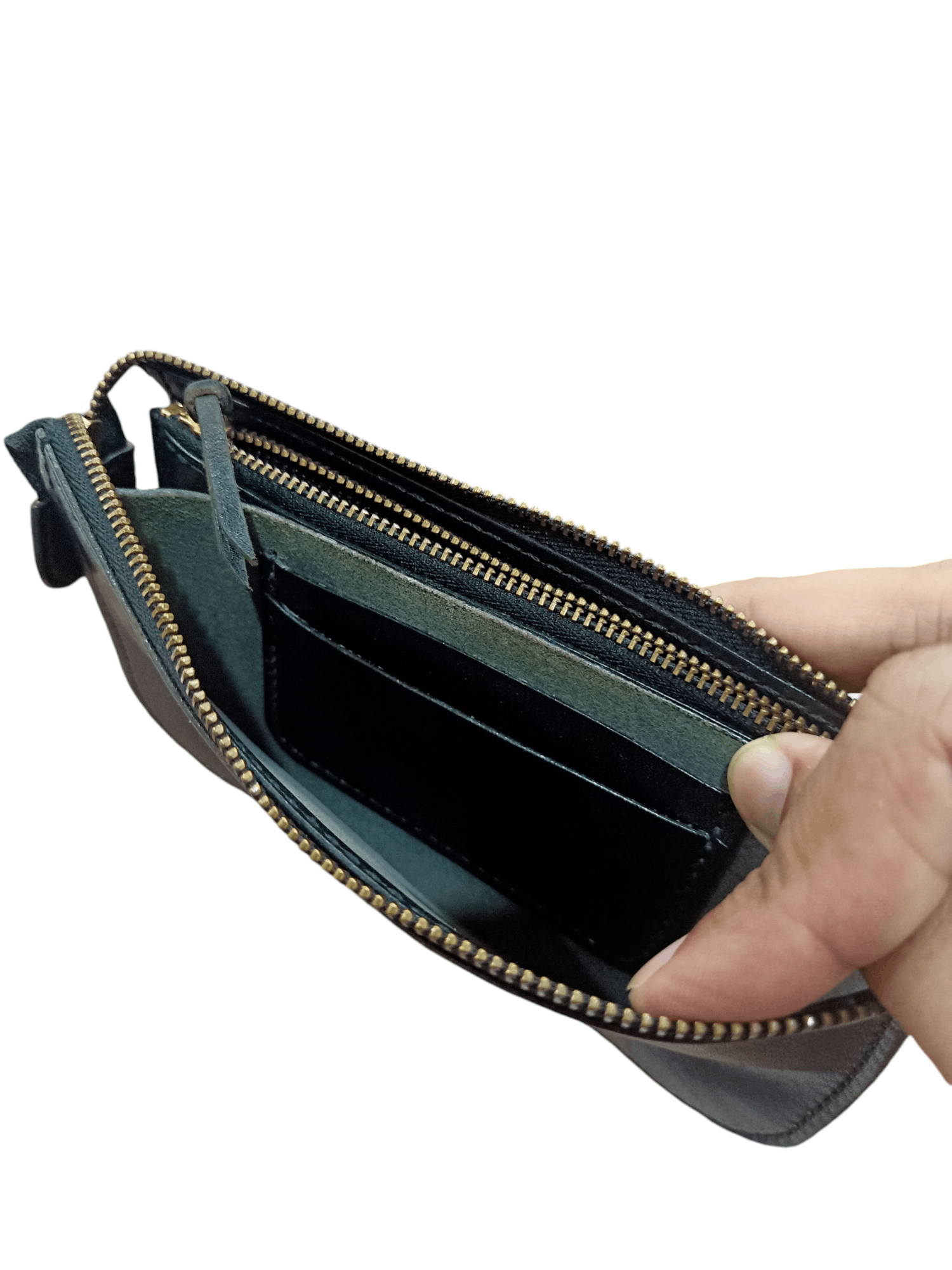 Genuine Leather × Japanese Brand Rhythmos The Zip Leather Wallet Size ONE SIZE - 10 Thumbnail